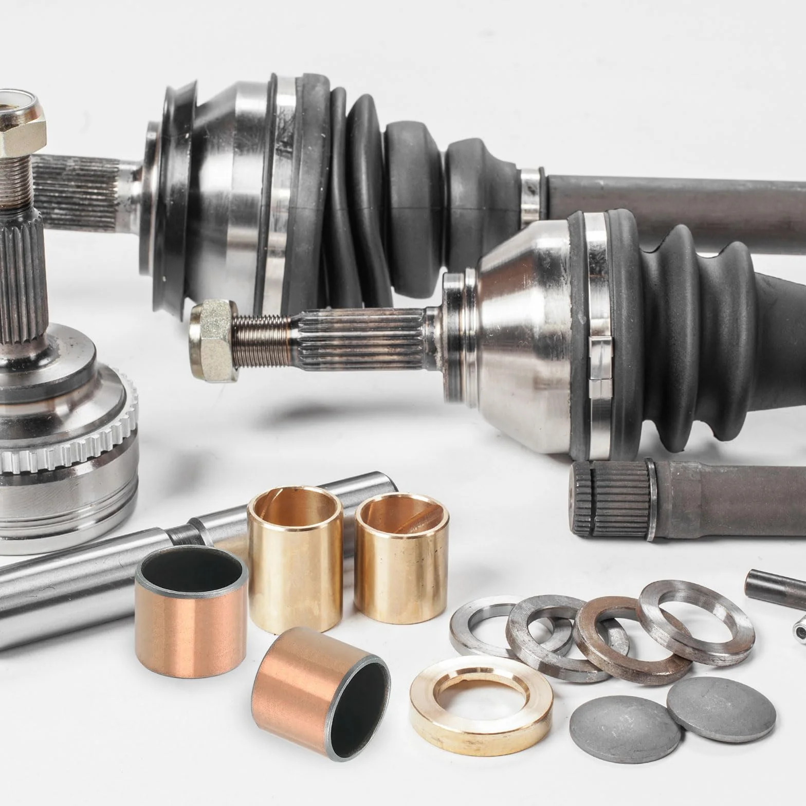 QUARKZMAN 10 sztuk łożysk ślizgowych 1/2" otwór x średnica zewnętrzna 19/32" x długość 1/2" Długość Plain Bearings Wrapped Oilless Bushings samosmarujące tuleje do części ślizgowych maszyn