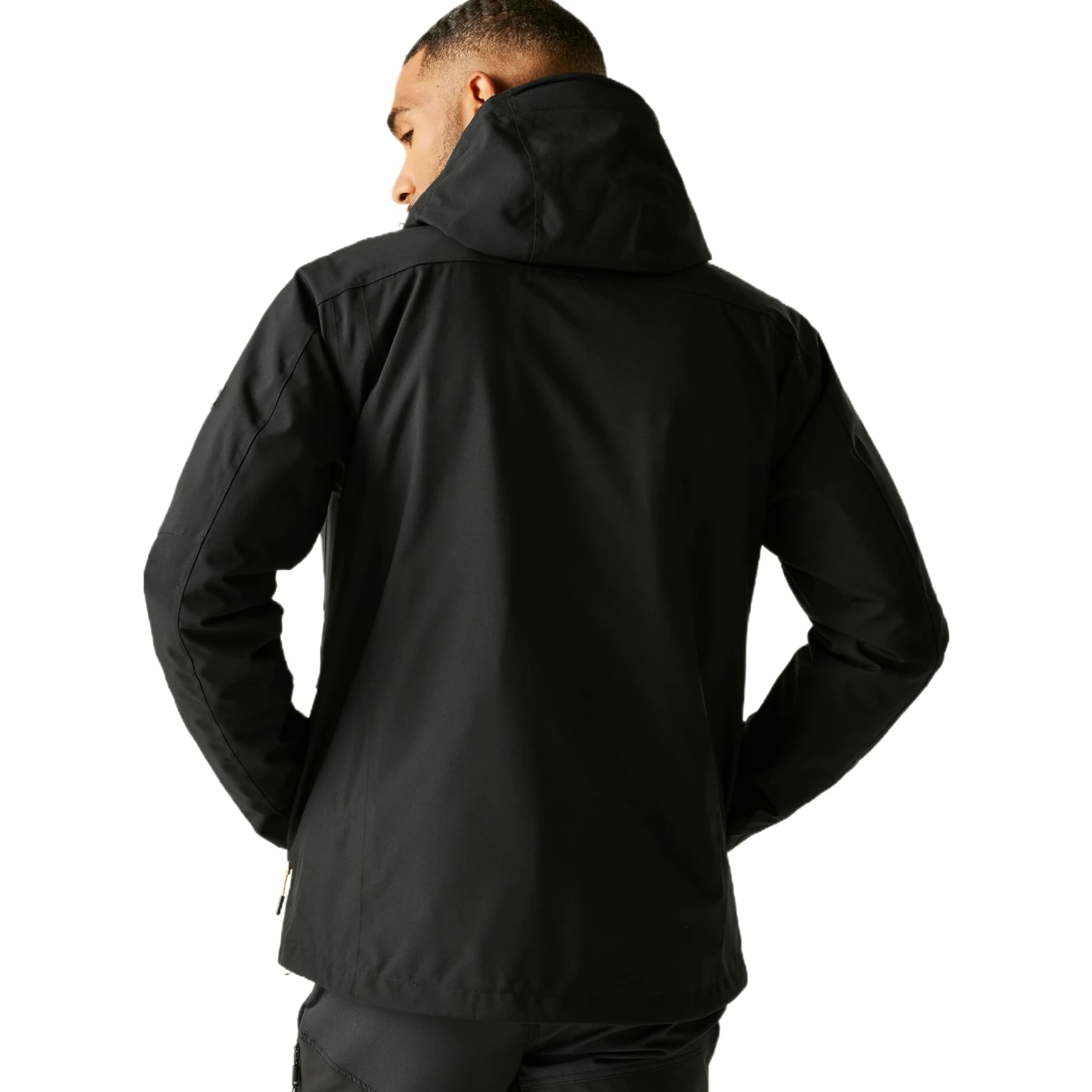 Regatta Męski Kurtka Wentwood 3 W 1, Black, 3XL