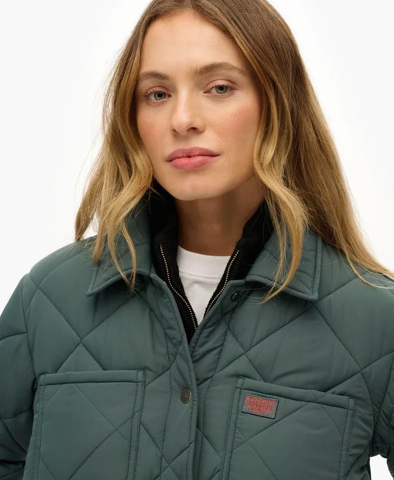 Superdry Damska pikowana kurtka robocza