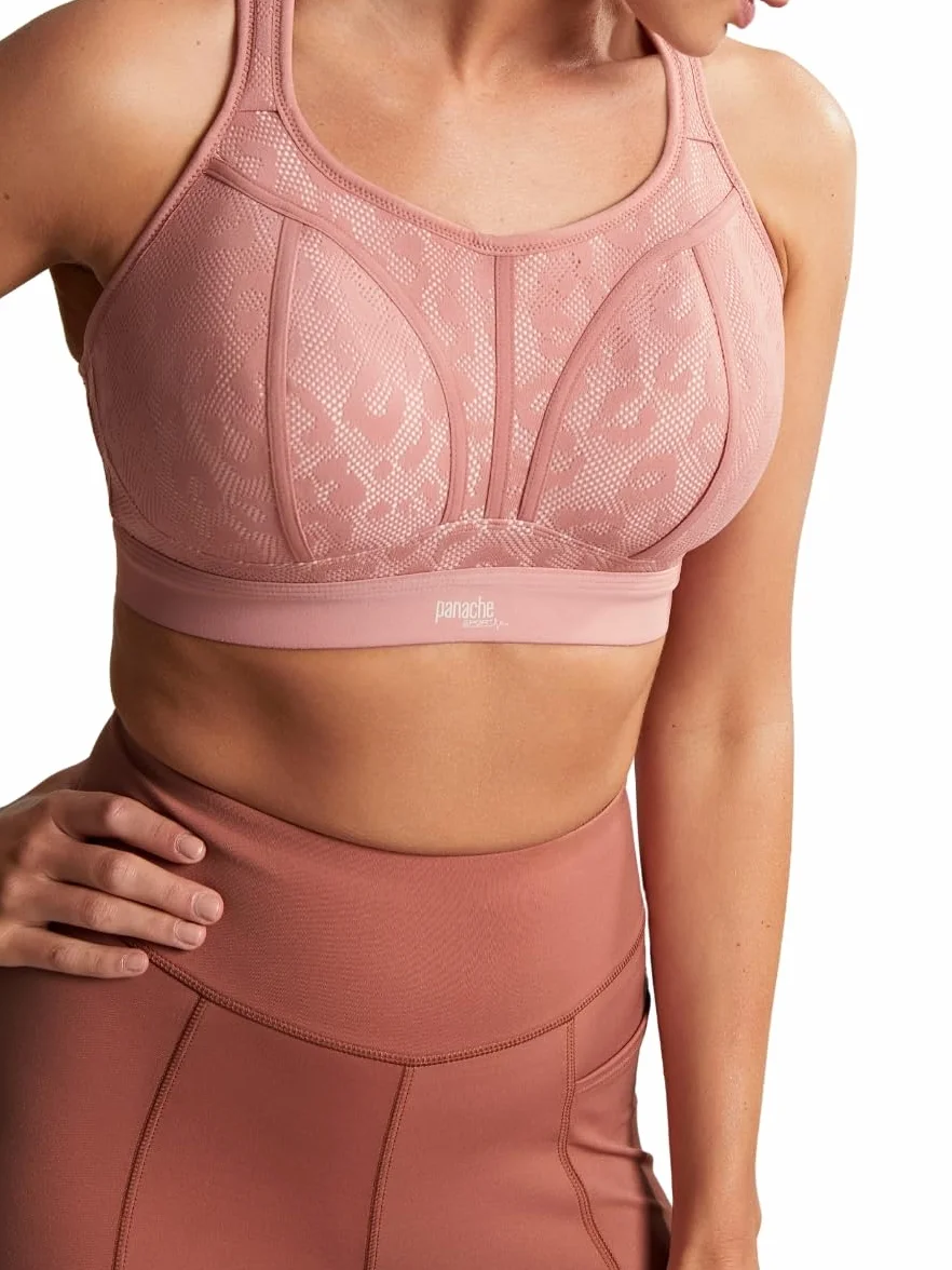 Panache Damski biustonosz sportowy bez fiszbin 60E Sienna
