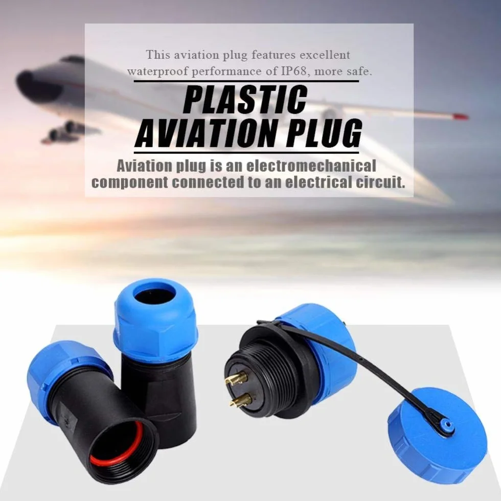 Luftfahrtstecker SP21 IP68 2/3/4/5/7/9/12-poliges Anschlussstecker Mit Wasserdichtem Steckverbindungskabel Für Aviation-Stecker, Lotnictwo Und Elektronische Geräte (2 PIN)