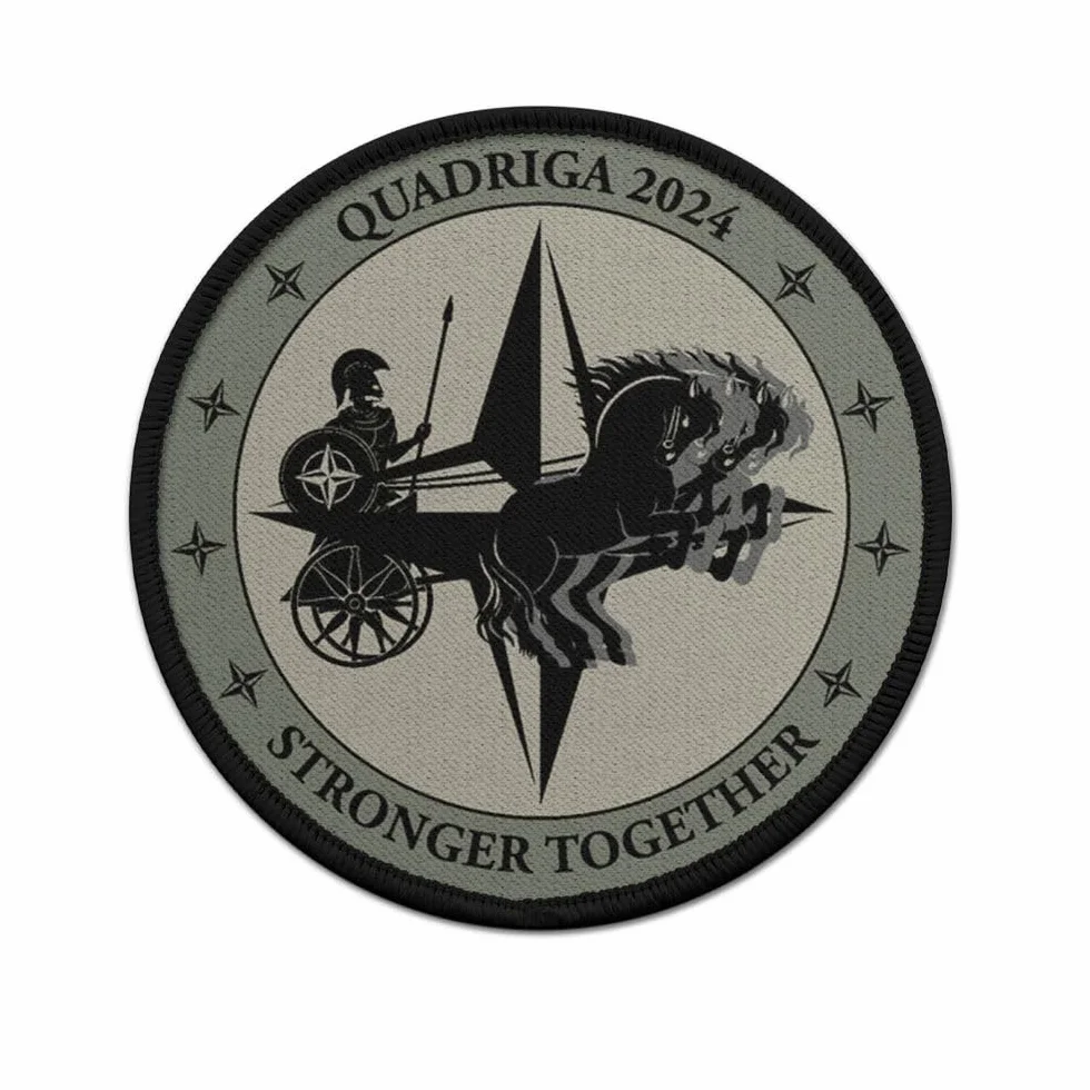 Copytec Patch Camo Quadriga 2024 Tarn naszywka NATO Grand Center Bundeswehra Ćwiczenie #44138