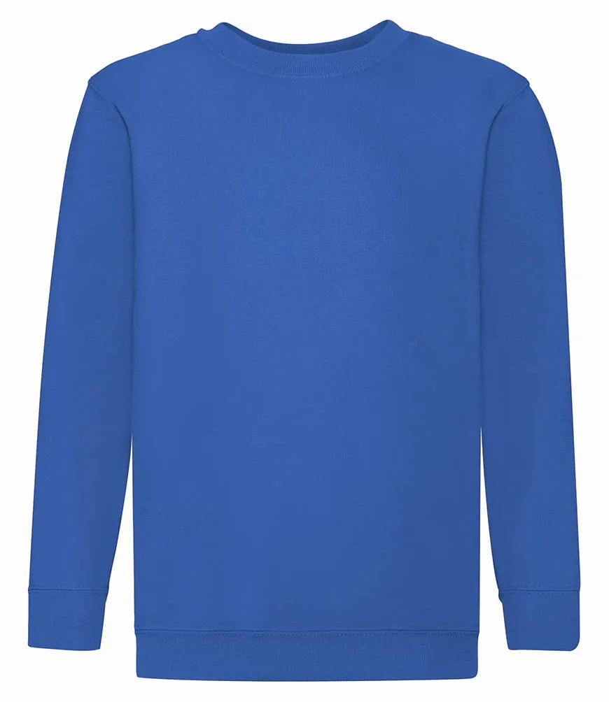 Fruit of the Loom Klasyczny sweter unisex dla dzieci