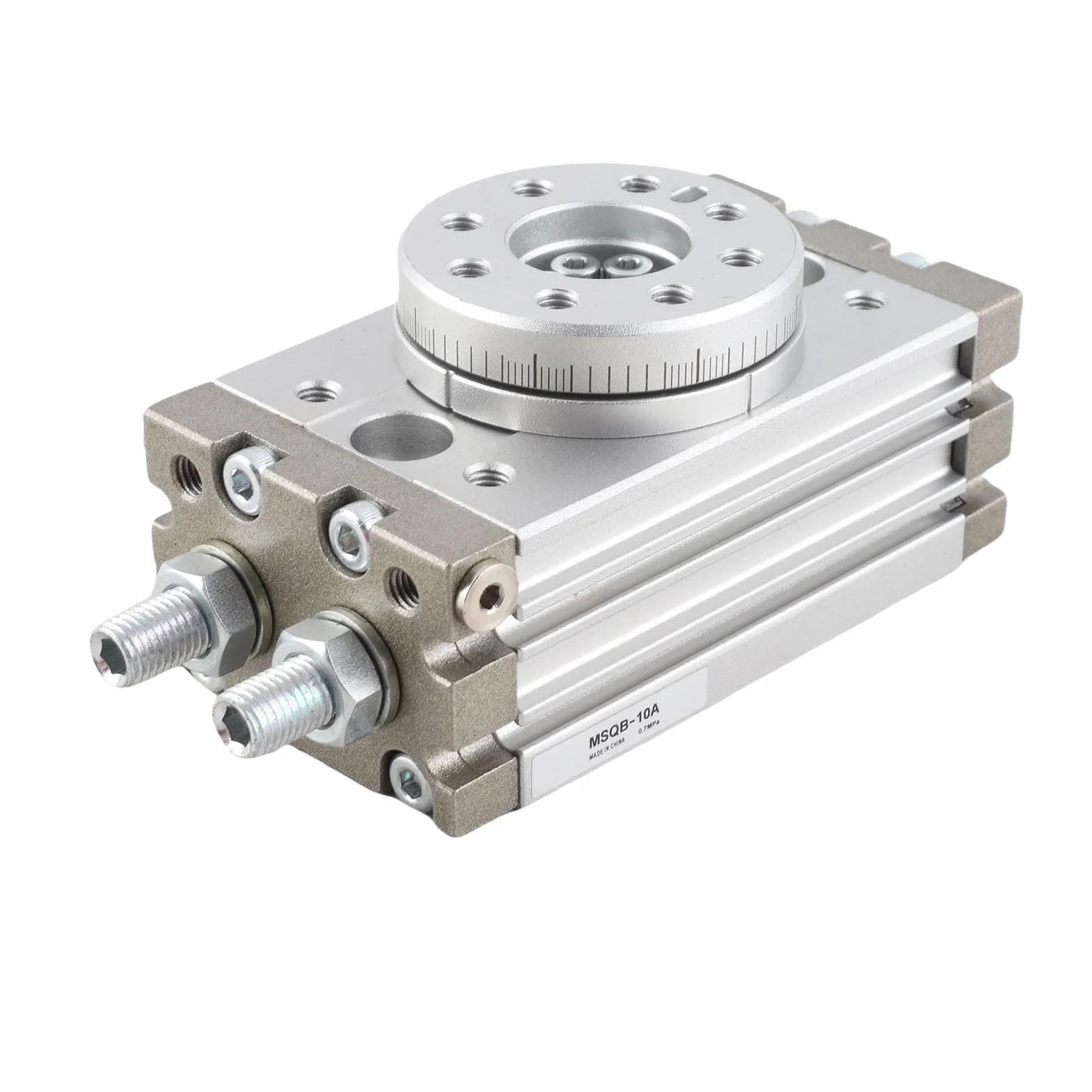 Obrotowy Siłownik Pneumatyczny 180 Stopni typu SMC Obrotowy Siłownik Pneumatyczny 15 mm MSQB-10A 0~60 ° C