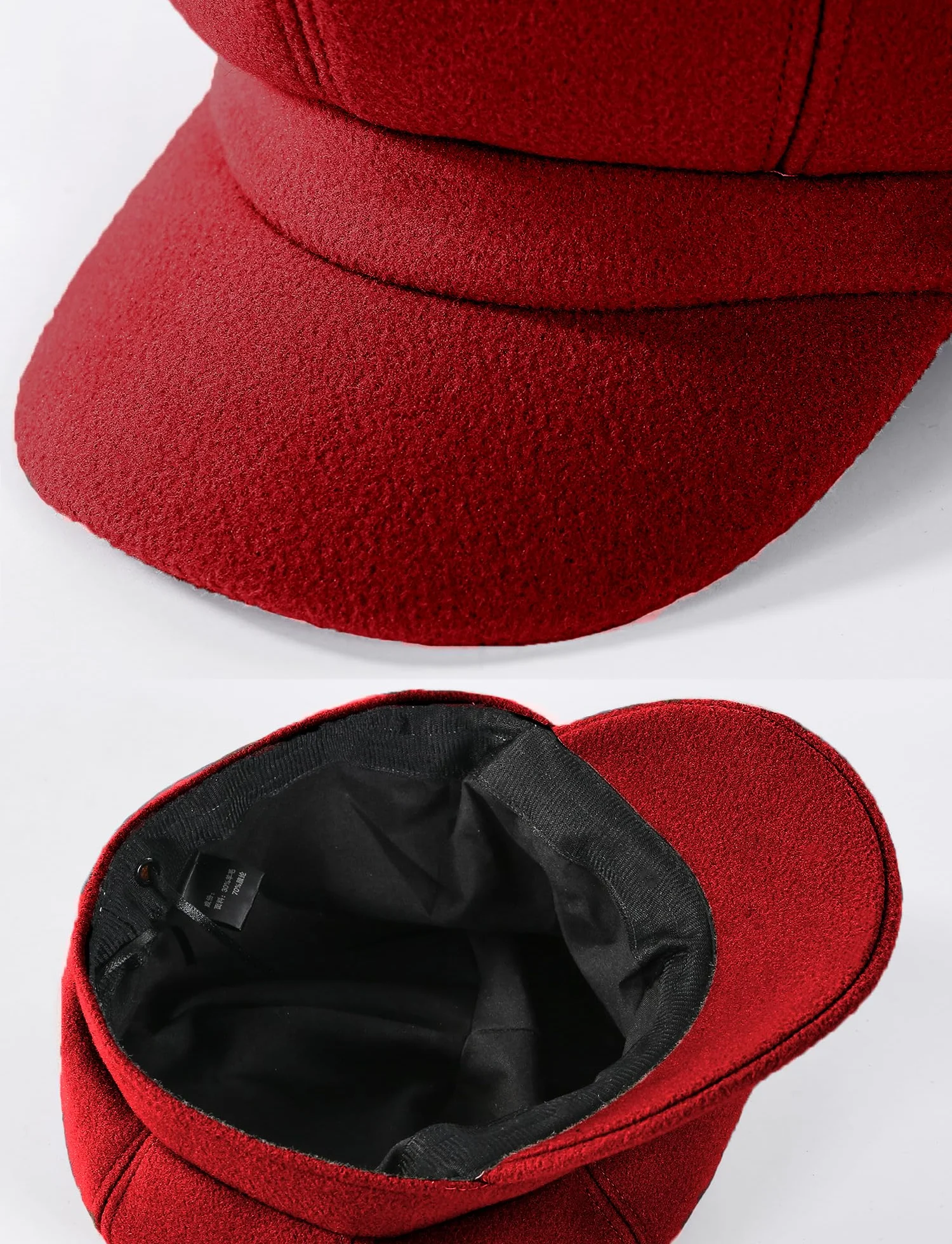 FEOYA Klasyczna damska czapka balonowa Newsboy Cap Vintage beret