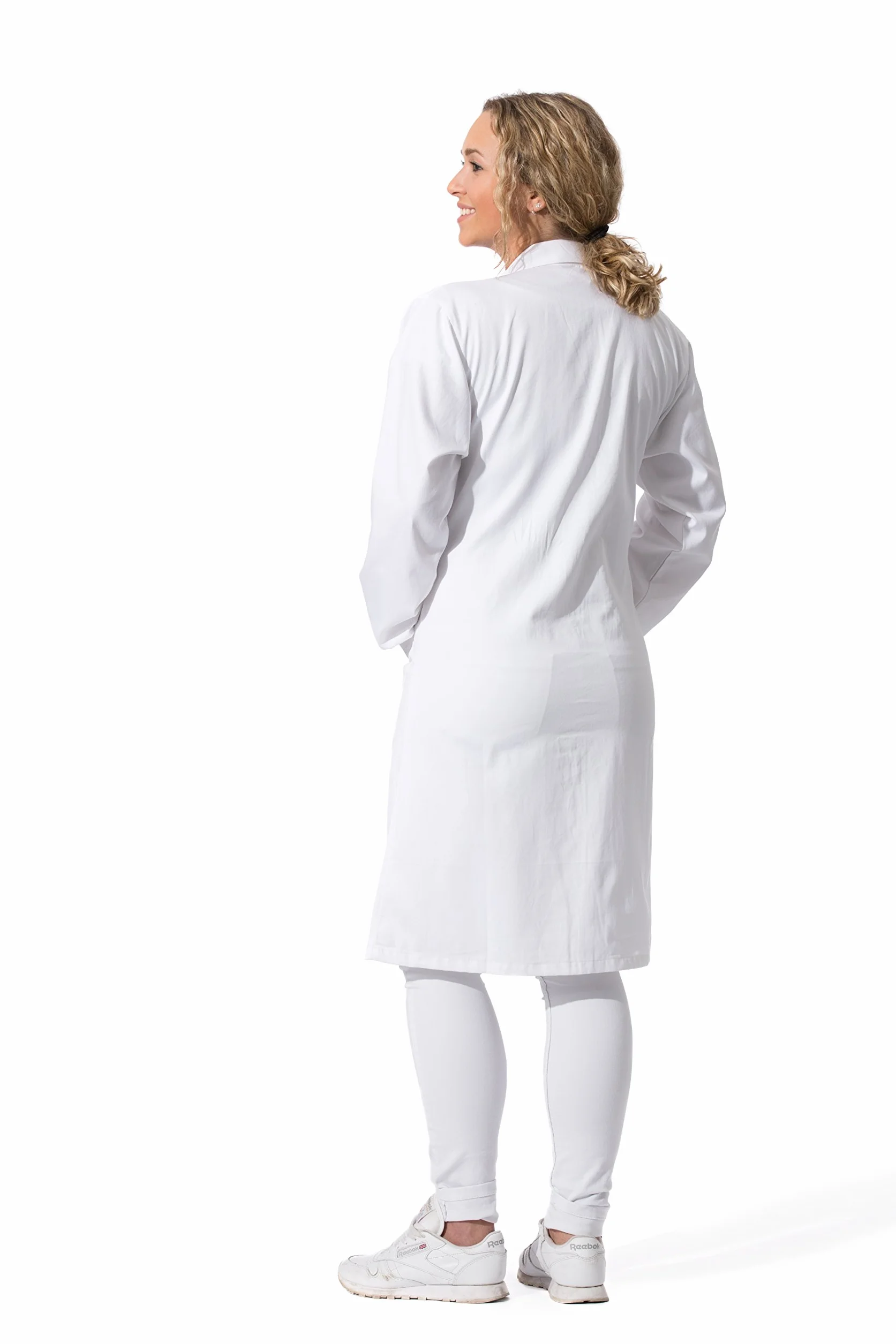 ZOLLNER Fartuch lekarski damski laboratoryjny bawełniany biały roz. 34-50, 141