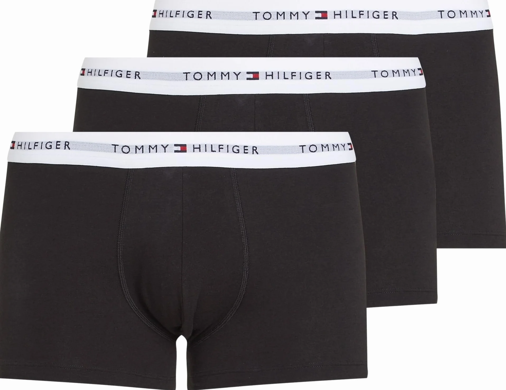 TOMMY HILFIGER Męski 3P WB Trunk UM0UM02763, Czerwony, L