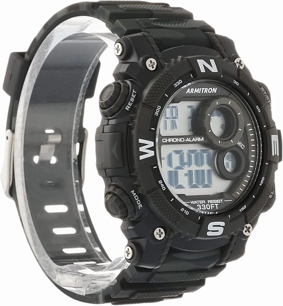 Armitron Sport Men's Digital Chronograph Resin Strap Watch, 40/8284