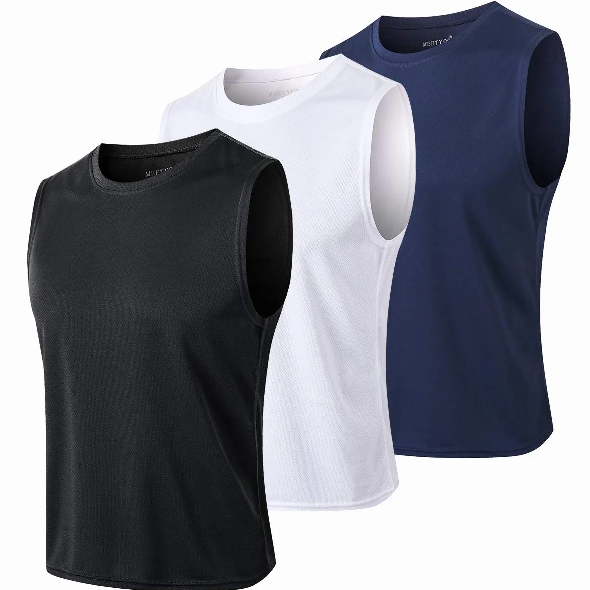 MEETYOO Mężczyźni Tank Tops T3
