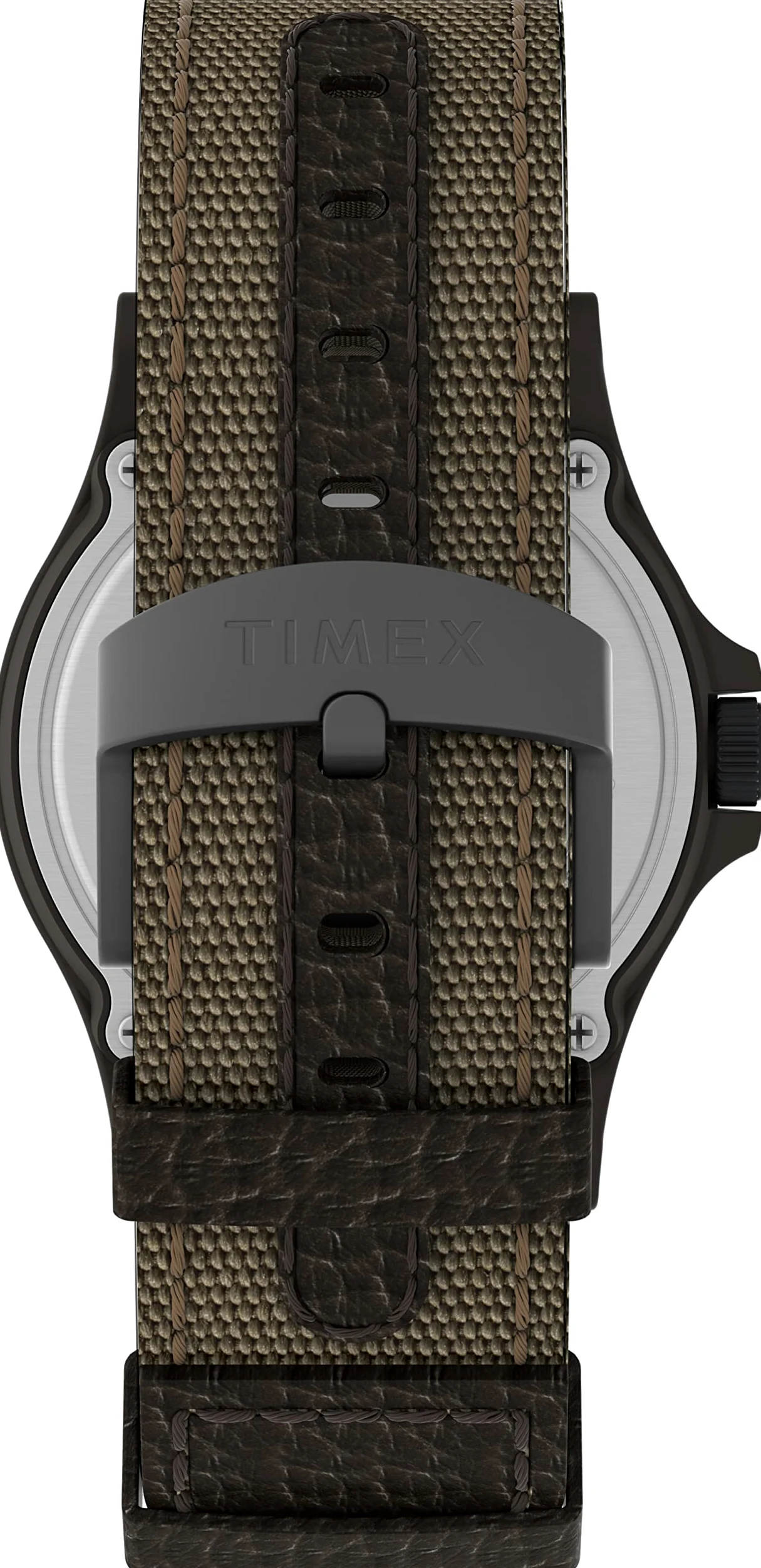 Timex Męski kwarcowy zegarek kempingowy z wyświetlaczem analogowym i nylonowym paskiem