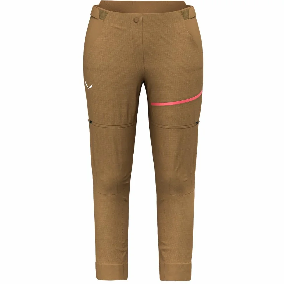 Salewa Vento Hemp/Dst 2 w 1 spodnie W złoty brąz XL
