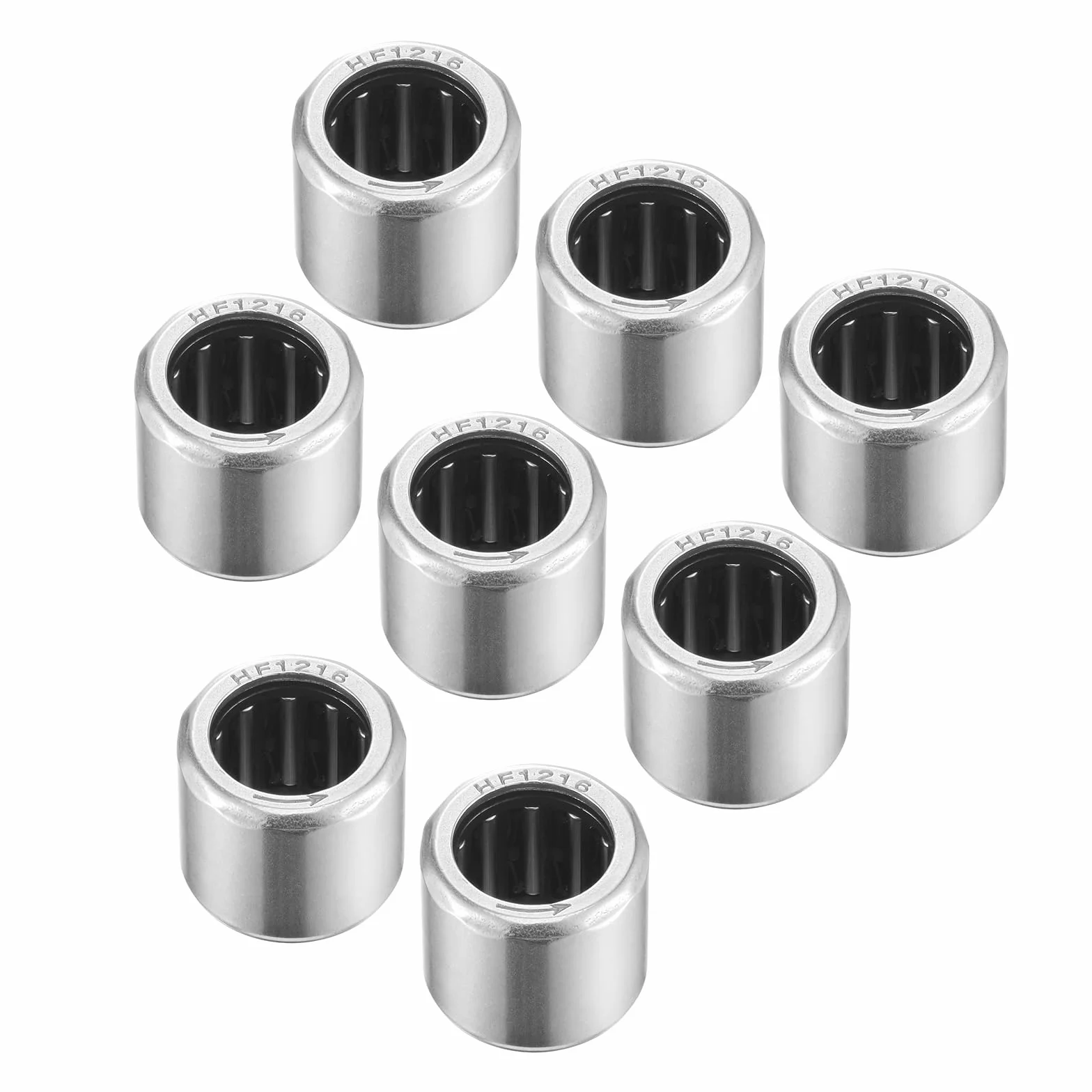 5 szt. łożysk tocznych Hf1216 - [12 mm średnica otworu x 18 mm średnica zewnętrzna x 16 mm szerokość] Jednokierunkowe zastosowanie sprzętu rolniczego i budowlanego