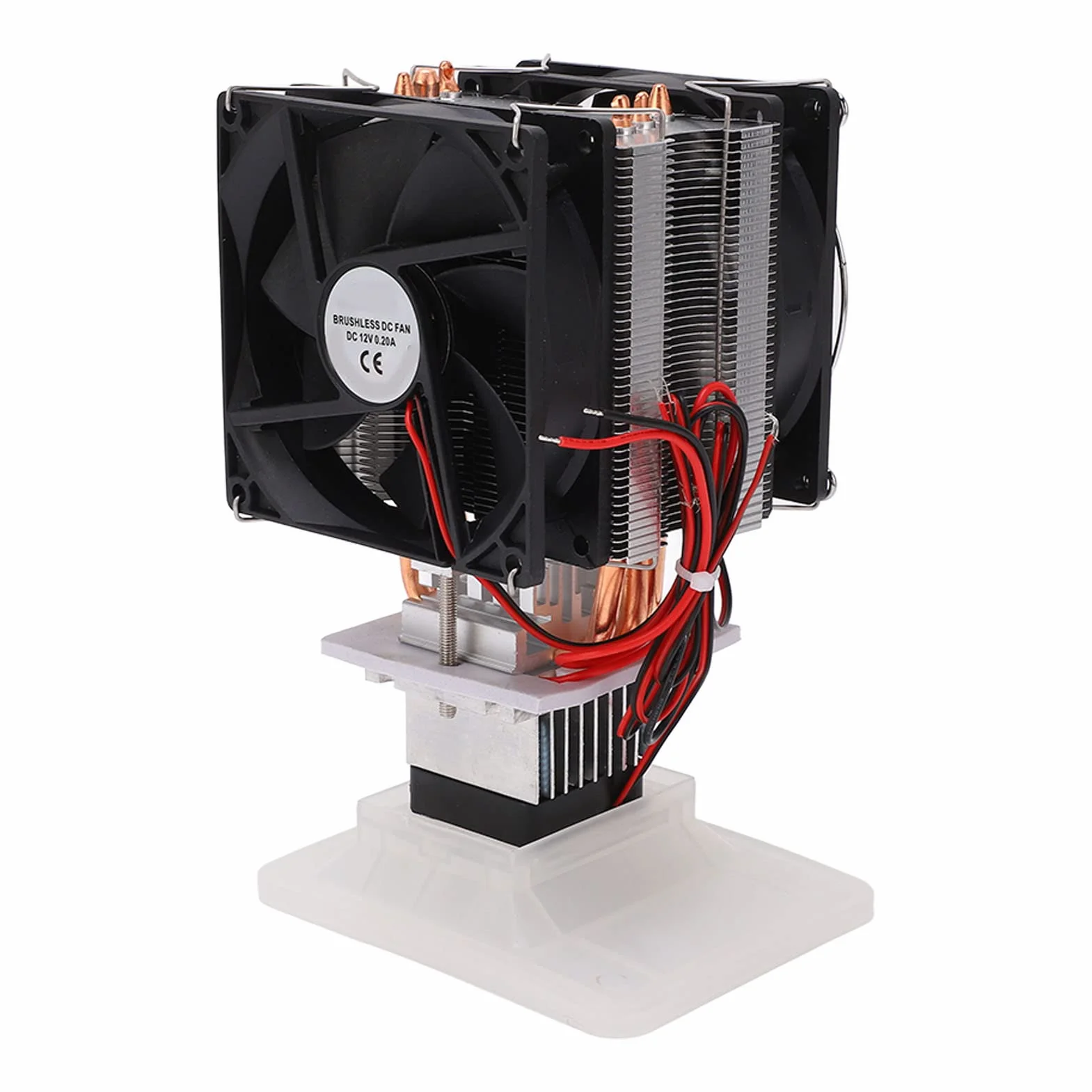 Przenośny Moduł Chłodzący DC12V Aluminiowa Rurowa Chłodnica Kompletny Zestaw z ABS Elektroniczny Zespół