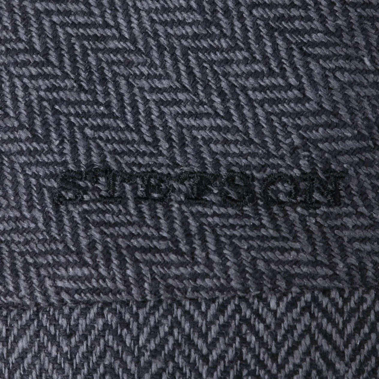 Stetson Hatteras Classic Wool czapka z daszkiem - męska czapka z daszkiem - płaska czapka z bawełnianą podszewką - czapka męska ze wzorem w jodełkę - czapka balonowa na jesień/zimę - czapka zimowa