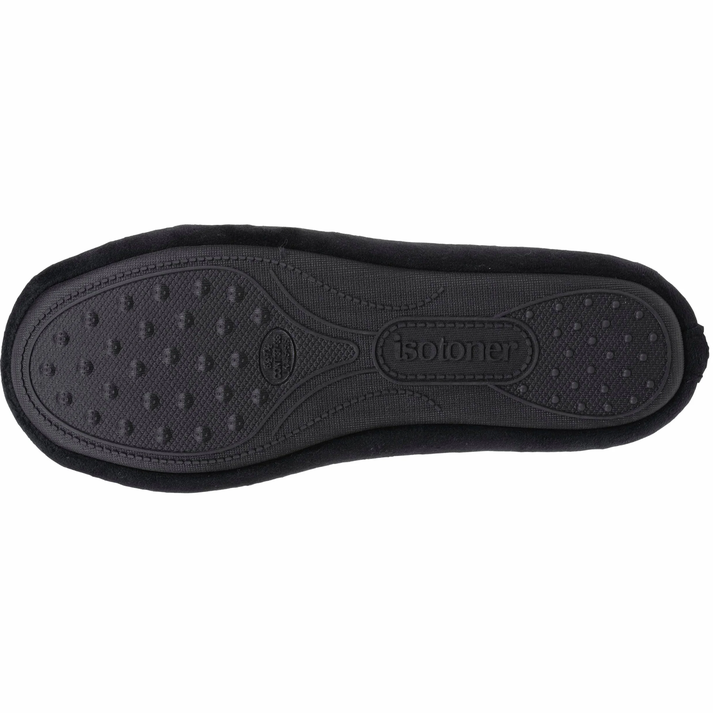 Isotoner Klapki damskie Ballerinas kapcie czarne 41/42