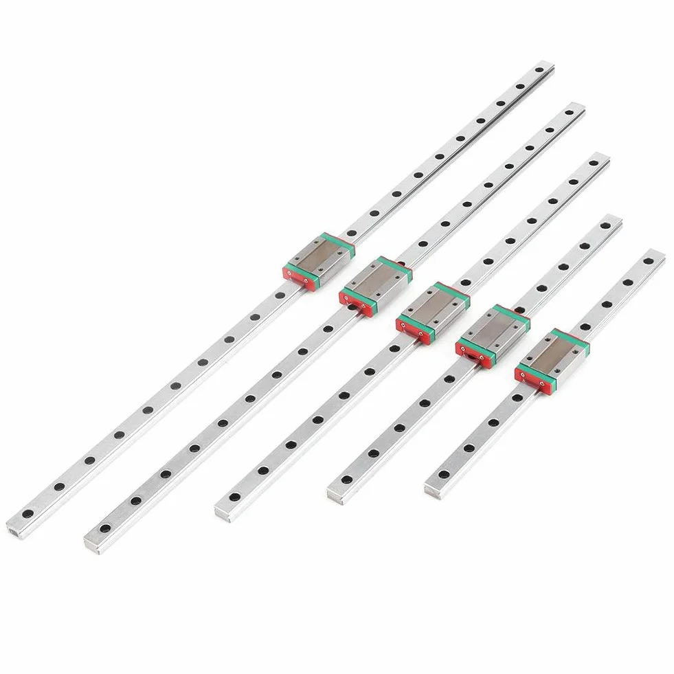 Mini prowadnica liniowa MGN12H, łożysko liniowe prowadzące 400 mm z blokiem wózków liniowych MGN12H blok liniowy do drukarki 3D CNC DIY (400 mm)