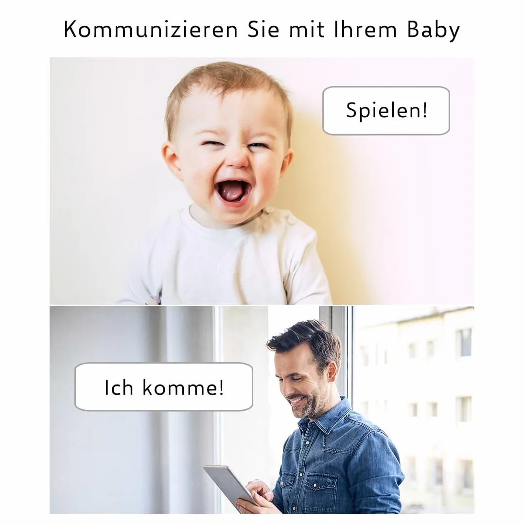 ELRO BC4000 Baby Monitor Royale Full HD niania elektroniczna z ekranem dotykowym 12,7 cm i aplikacją