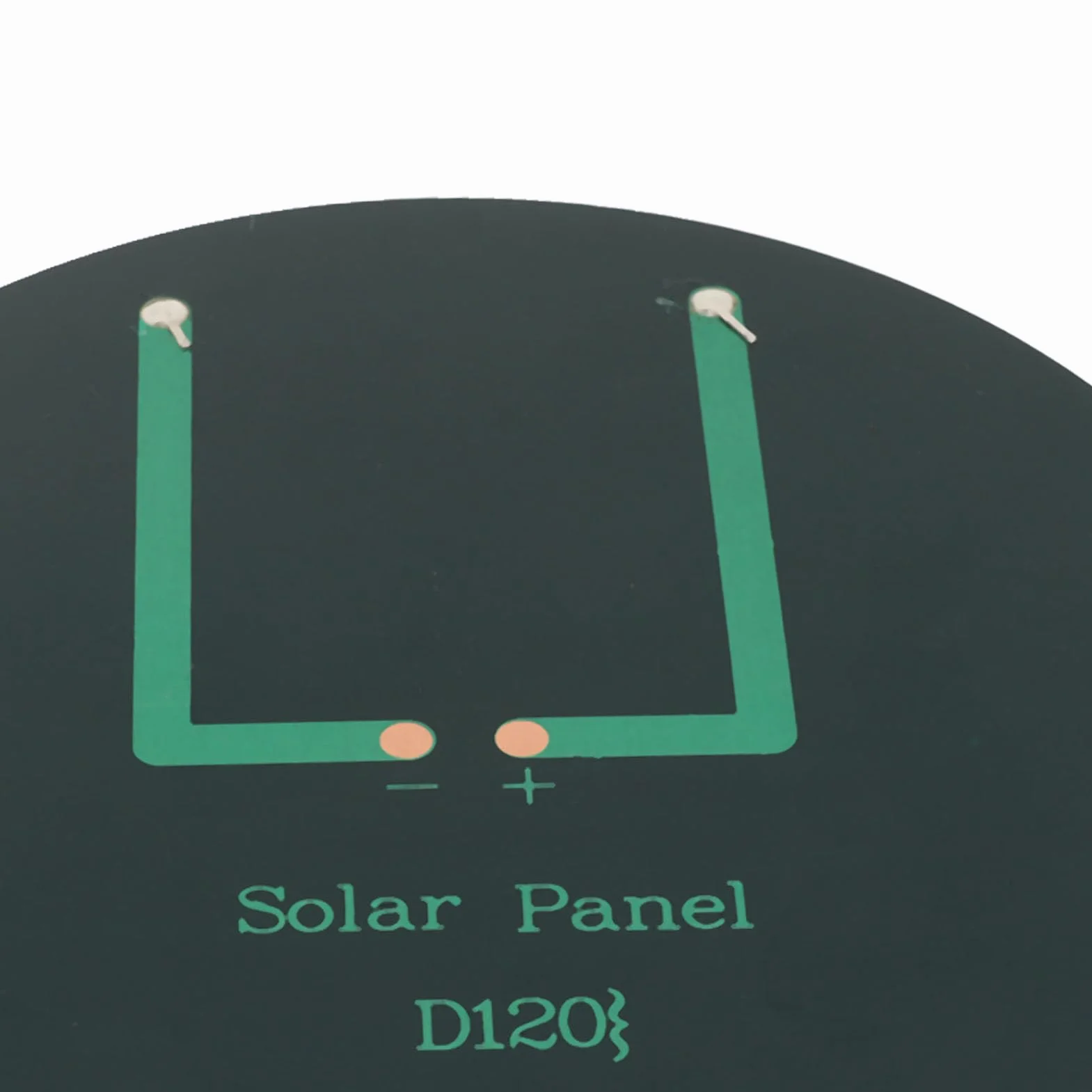 Mini okrągły panel ogniw słonecznych 1,1 W 5 V 120 mm akumulator 3,7 V mały moduł ogniw słonecznych z polikrystalicznego krzemu