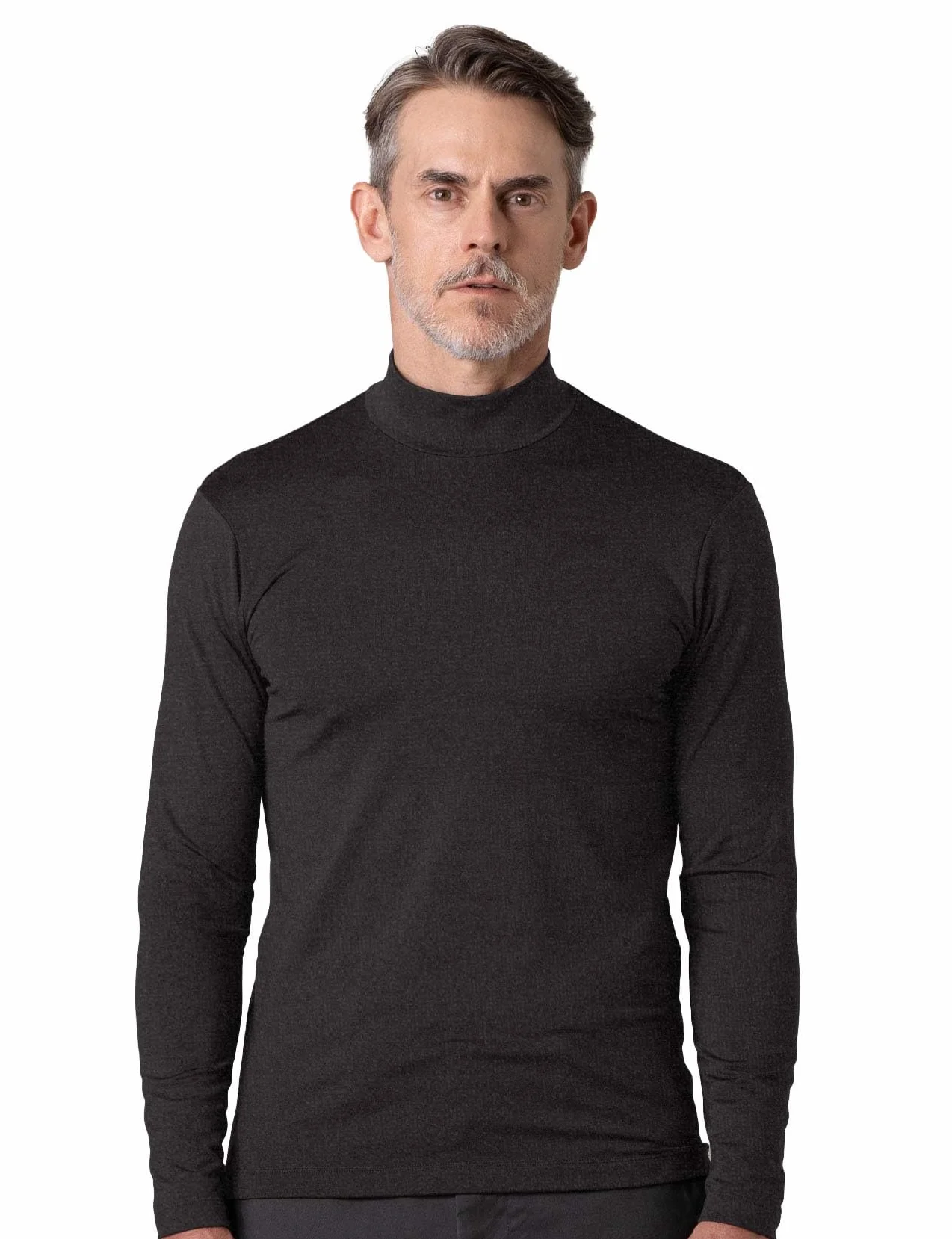 LAPASA Mock Neck warstwa bazowa top dla mężczyzn bielizna termiczna top długi rękaw koszulka lekka/średnia waga/ciężka jesień/zima M102/M123/M132