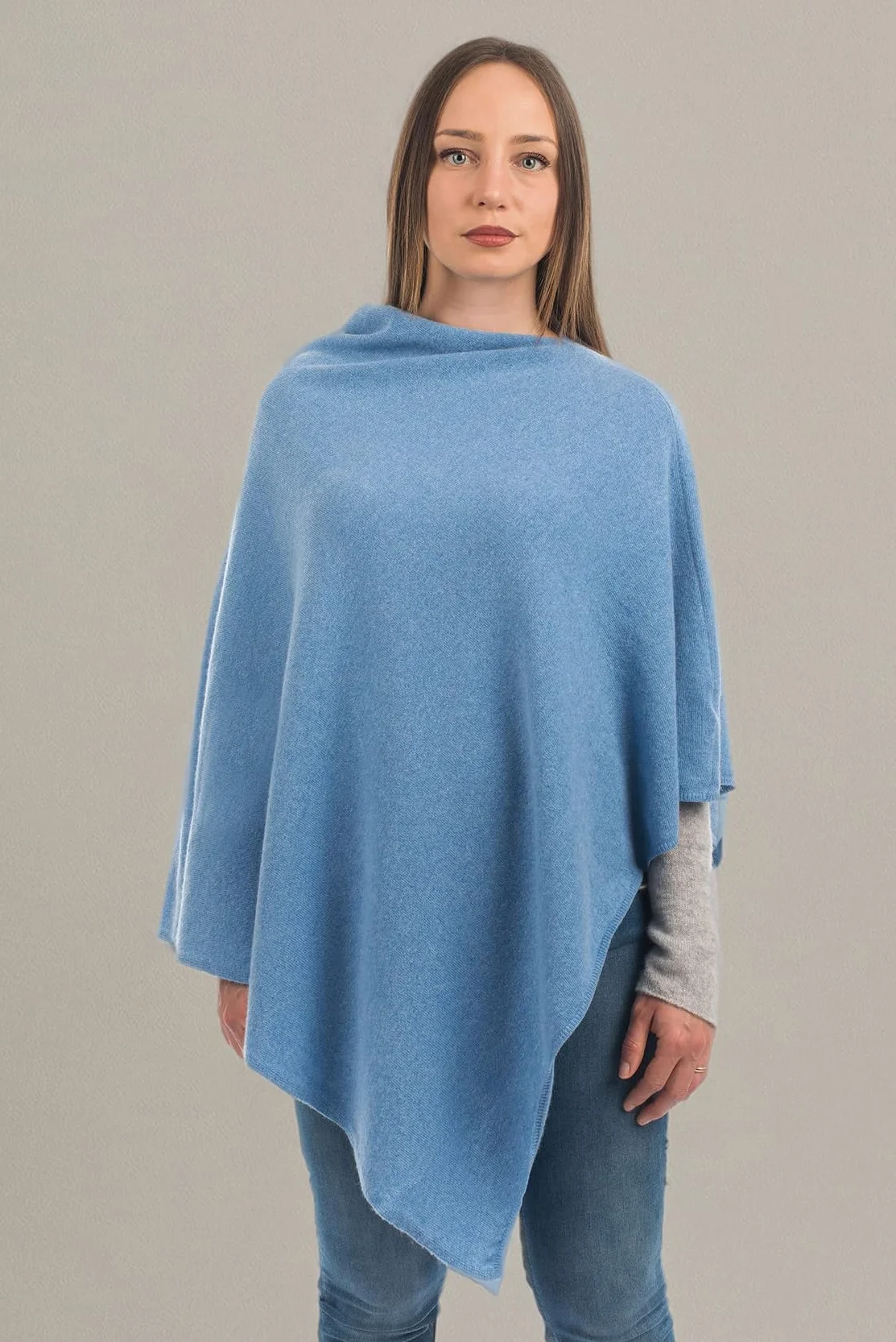 Dalle Piane Cashmere Płaszcz ponczo Kobiety Casual