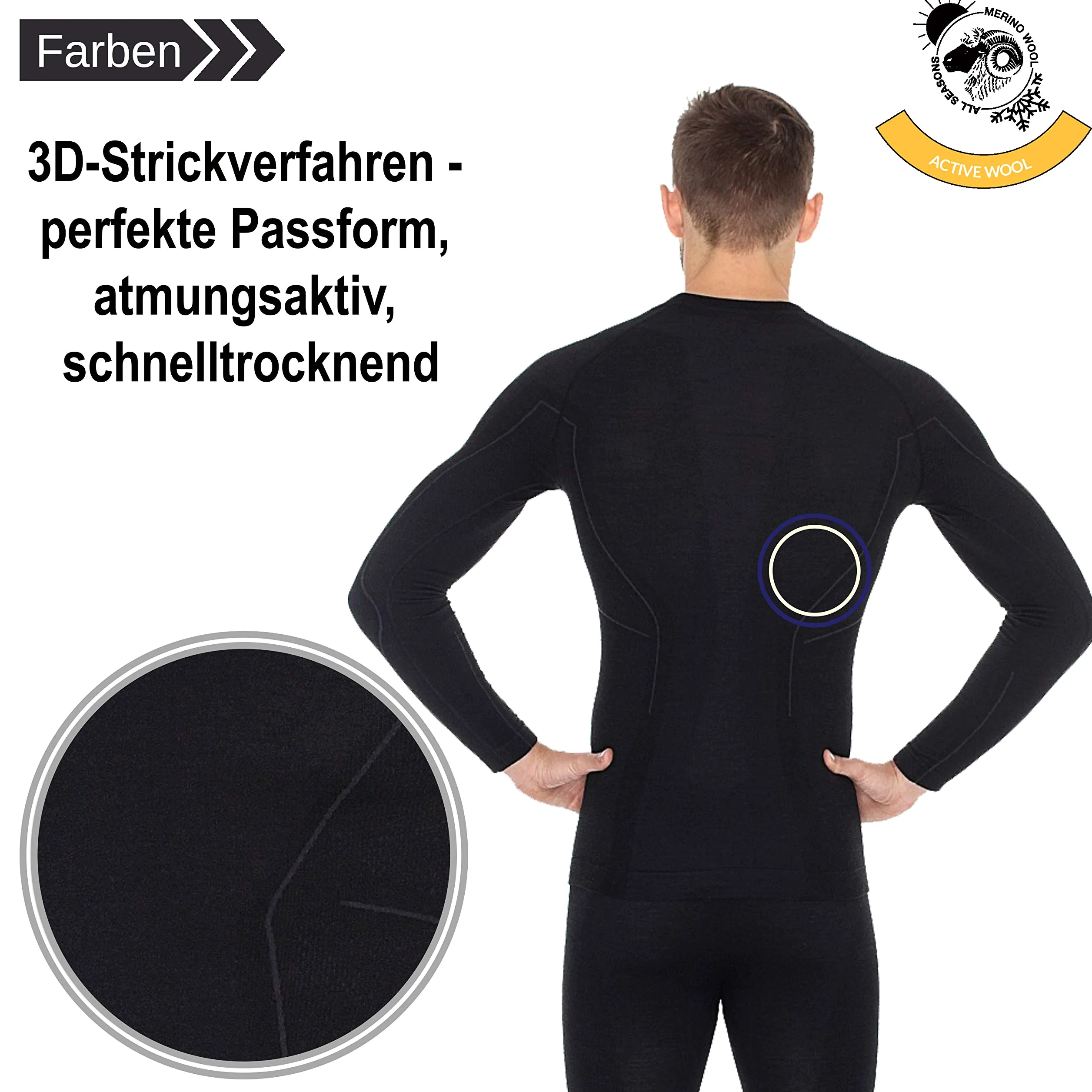 BRUBECK Koszulka Mężczyźni Bluza z kapturem Sportstyle
