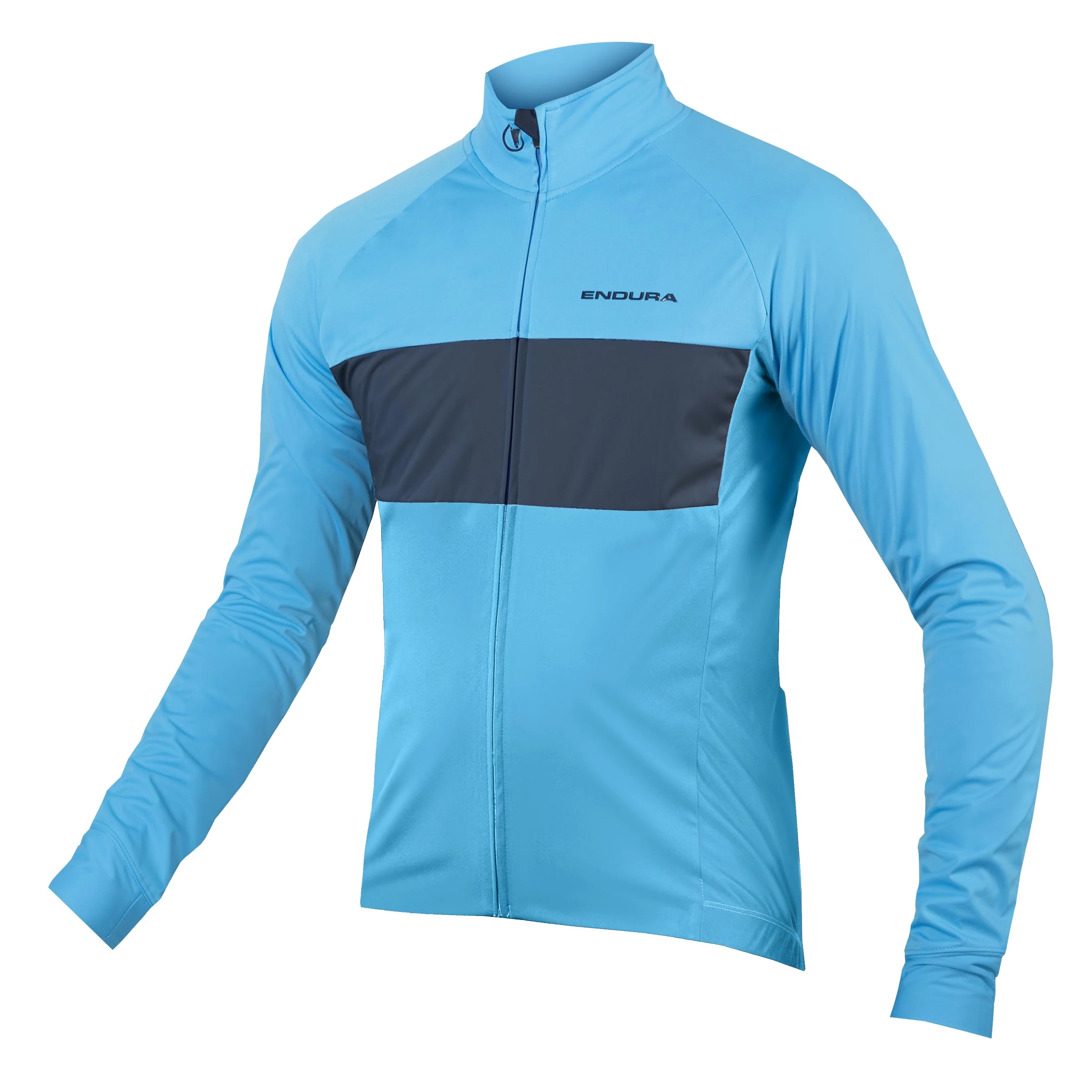 Endura FS260-Pro Jetstream męska koszulka kolarska z długim rękawem, kolor niebieski, rozmiar S, niebieski atrament, S