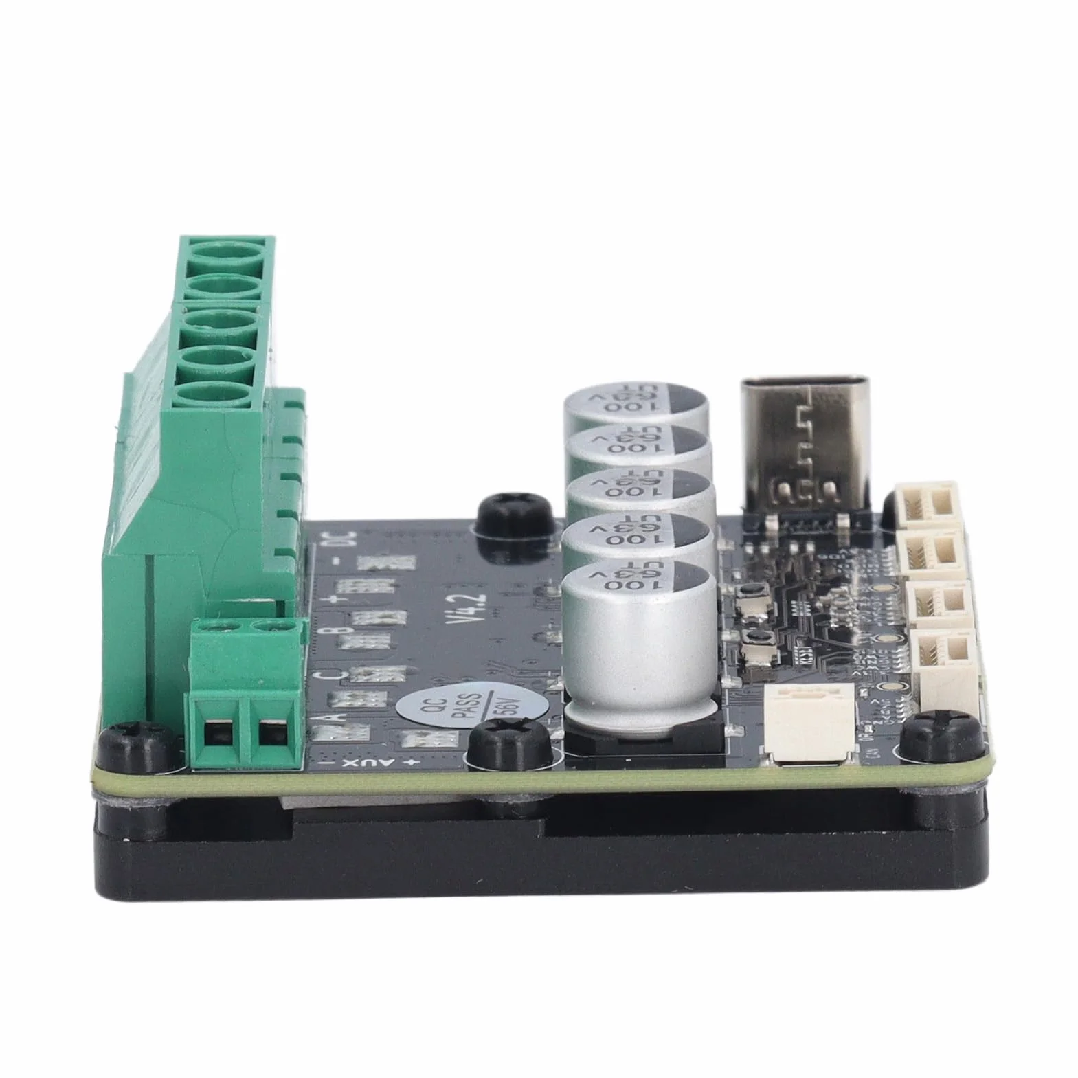 Fdit ODESC V4.2 Servomotor Controller Bez Kontrolera Prądu o Wysokim Prądu dla ODriveTool COC BLDC 8-56V 120A, Wszechstronne Tryby Sterowania do Sterowania Stawem Robotów i Przemysłowego BLDC