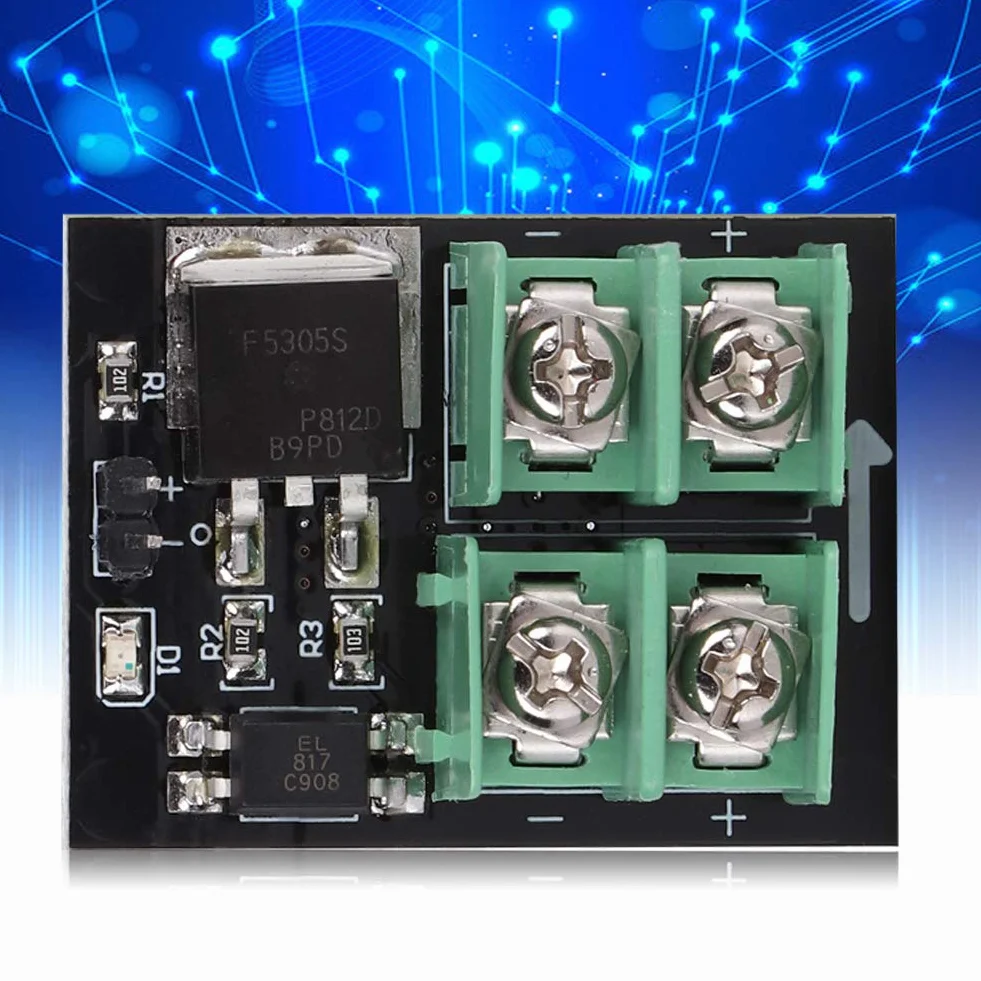 Moduł przełączający MOSFET niskiego napięcia MOSFET 3 V 5 V Sterowanie niskonapięciowe 12 V, 24 V, 36 V, moduł tranzystora polowego