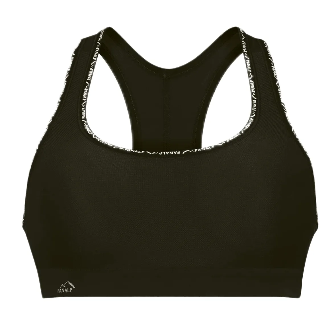 Anita - Pan Alp - damski - biustonosz sportowy - racerback, czarny, 80C