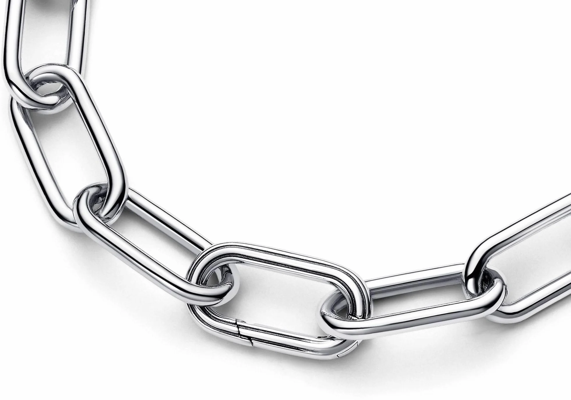 PANDORA ME Rechteckiger Zu Öffnender Link aus Sterling Silber, Kompatibel ME Armbändern, 793033C00