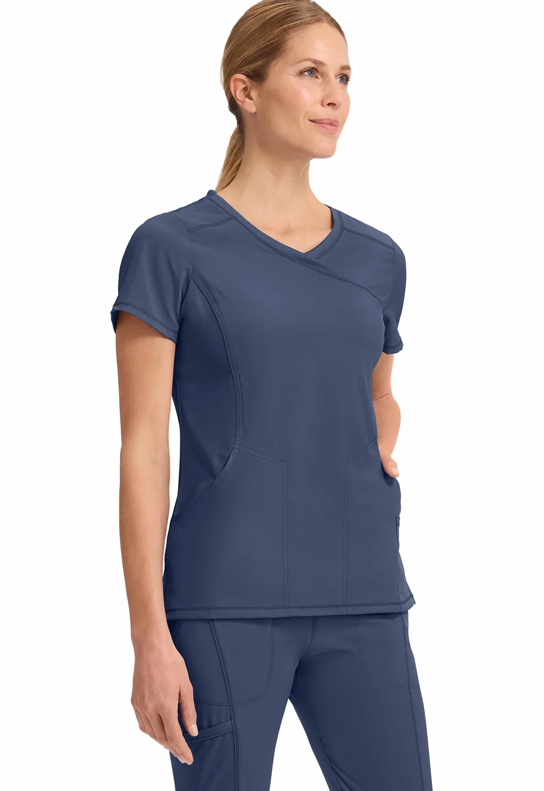 Cherokee Damski Scrub-Top Infinity z kieszeniami
