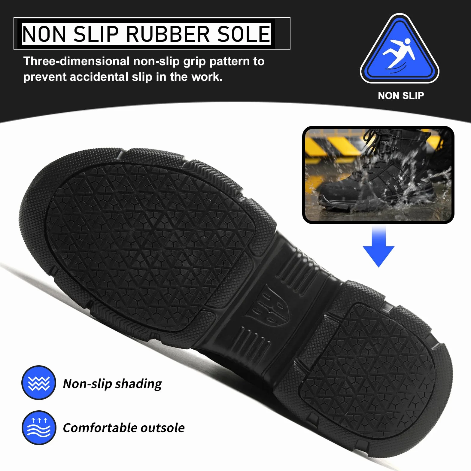 Nasogetch Buty ochronne stalowe noski męskie damskie robocze