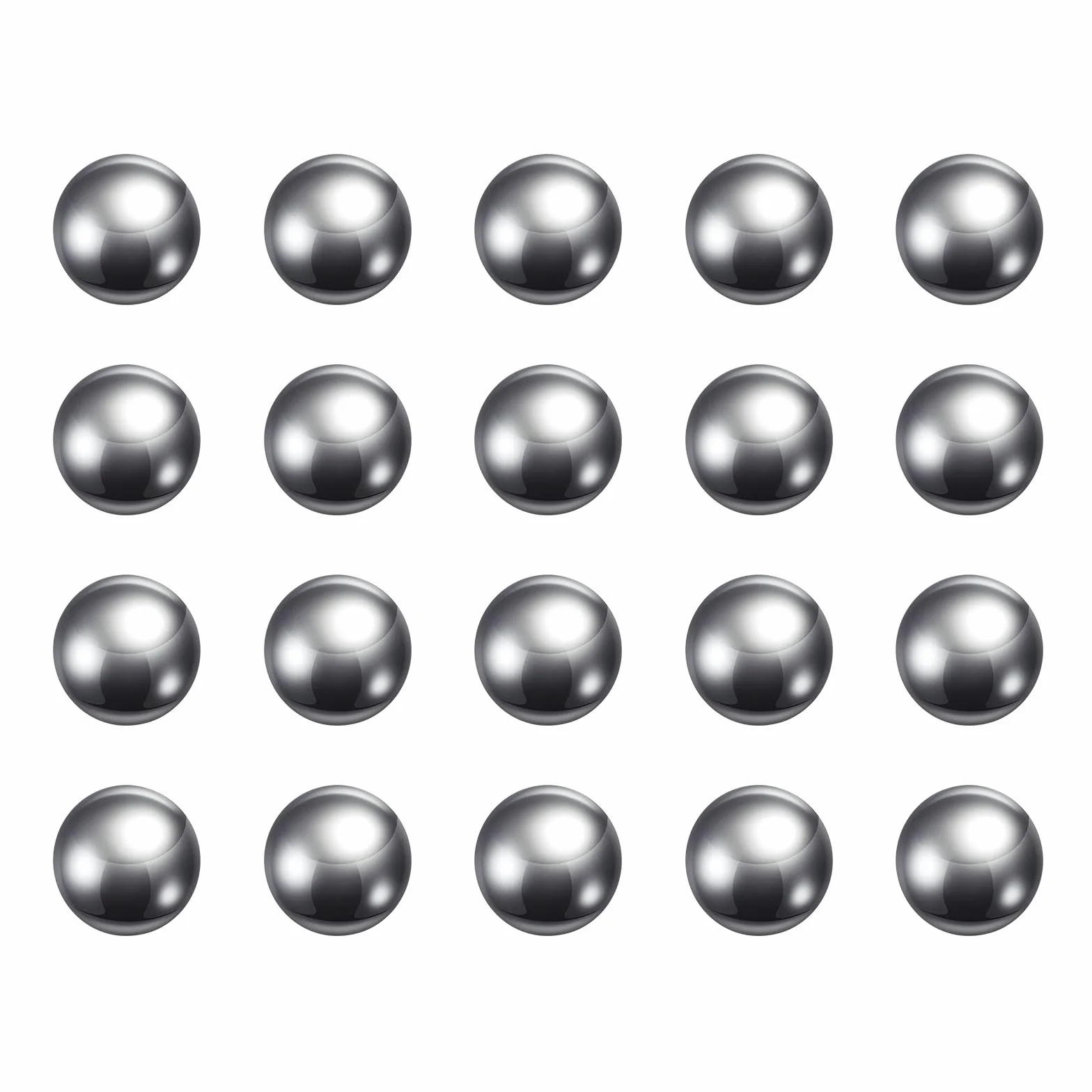 QUARKZMAN 35 sztuk Precyzyjne kulki 12mm Średnica 304 Stal nierdzewna łożyska