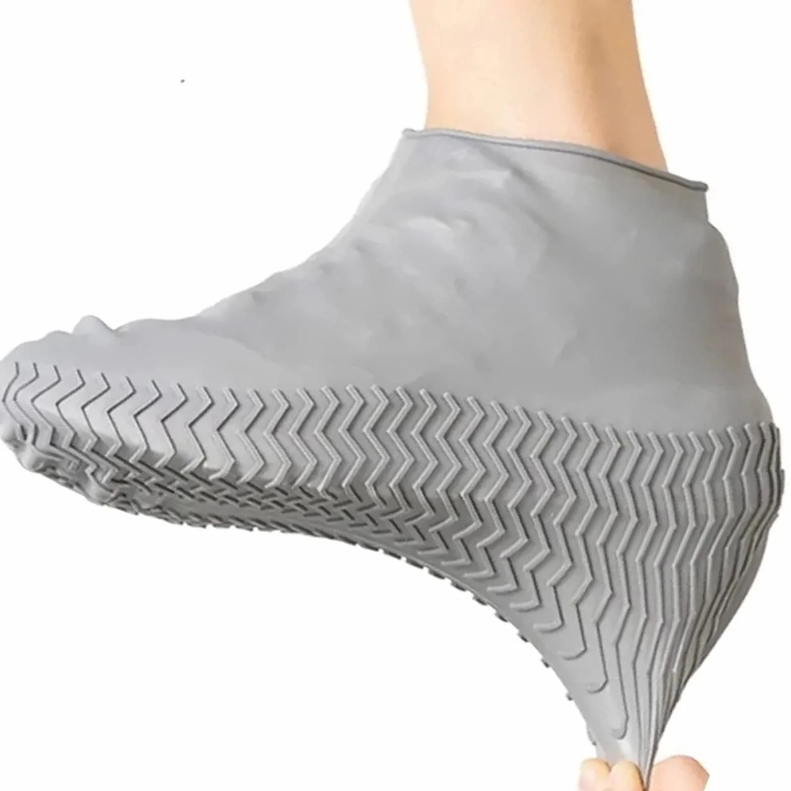 1 para Wodoodporny Silikonowy Pokrowiec na Buty Resuable Outdoor Przeciwdeszczowe Ochraniacze na Buty dla Kobiet Mężczyzn