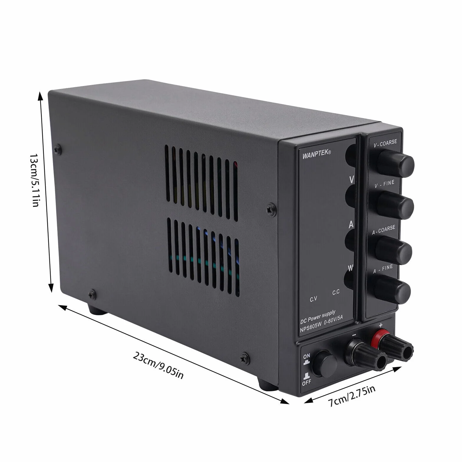 Zasilacz laboratoryjny NPS605W 60V 5A DC regulowany cyfrowy LED
