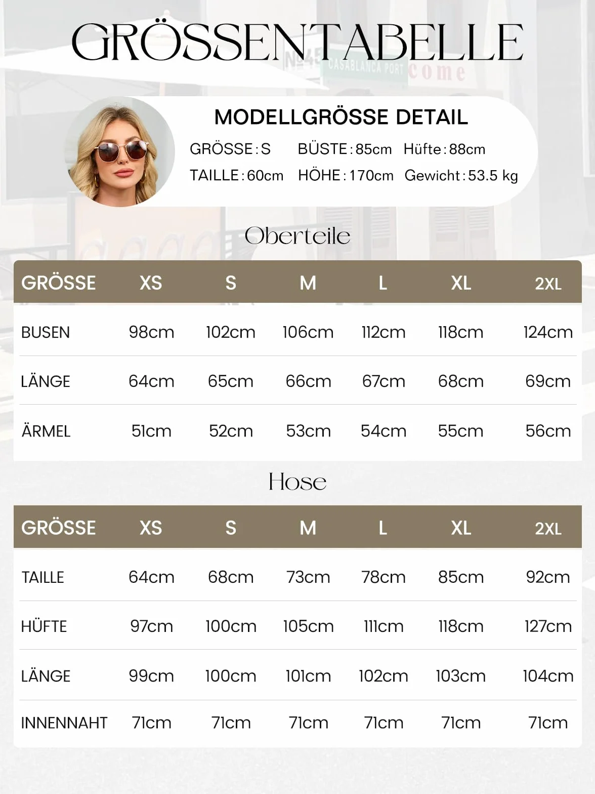 VUTRU Damski dwuczęściowy dres treningowy, elegancki, bawełniany, okrągły dekolt, dres do joggingu, z długim rękawem, t-shirty i szerokie spodnie z kieszeniami, strój sportowy dla kobiet