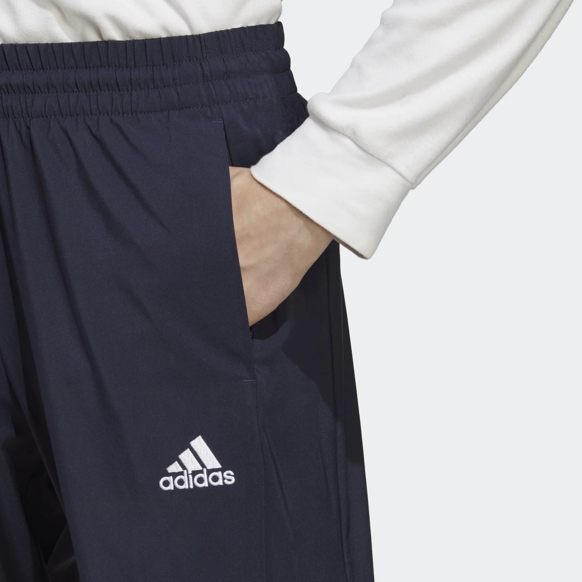 adidas Aeroready Essentials Stanford Open Hem Embroidered Small Logo Pants - Spodnie Mężczyźni