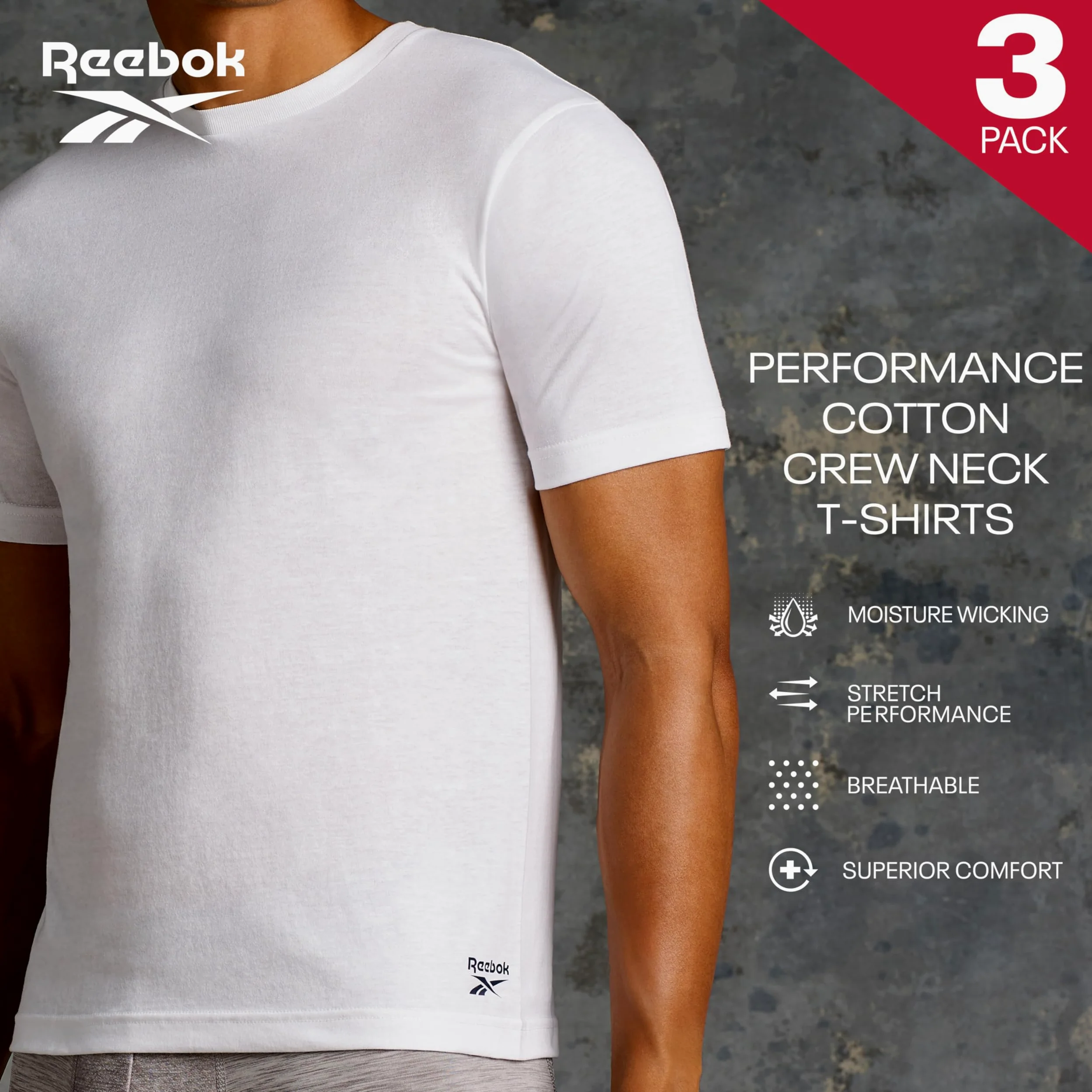 Reebok Męska warstwa bazowa Santo
