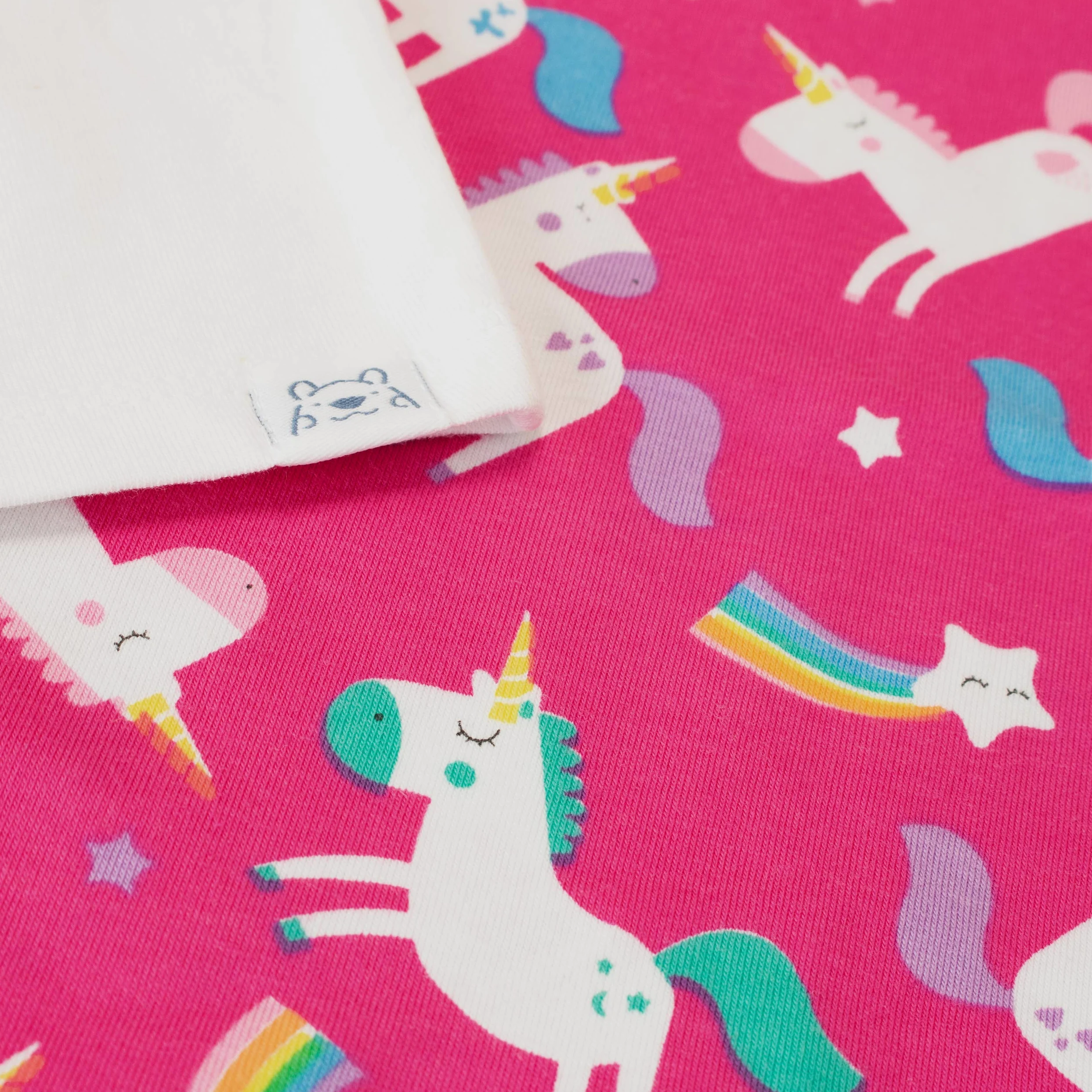 Harry Bear Dziewczęca piżama z brokatem jednorożec slim fit