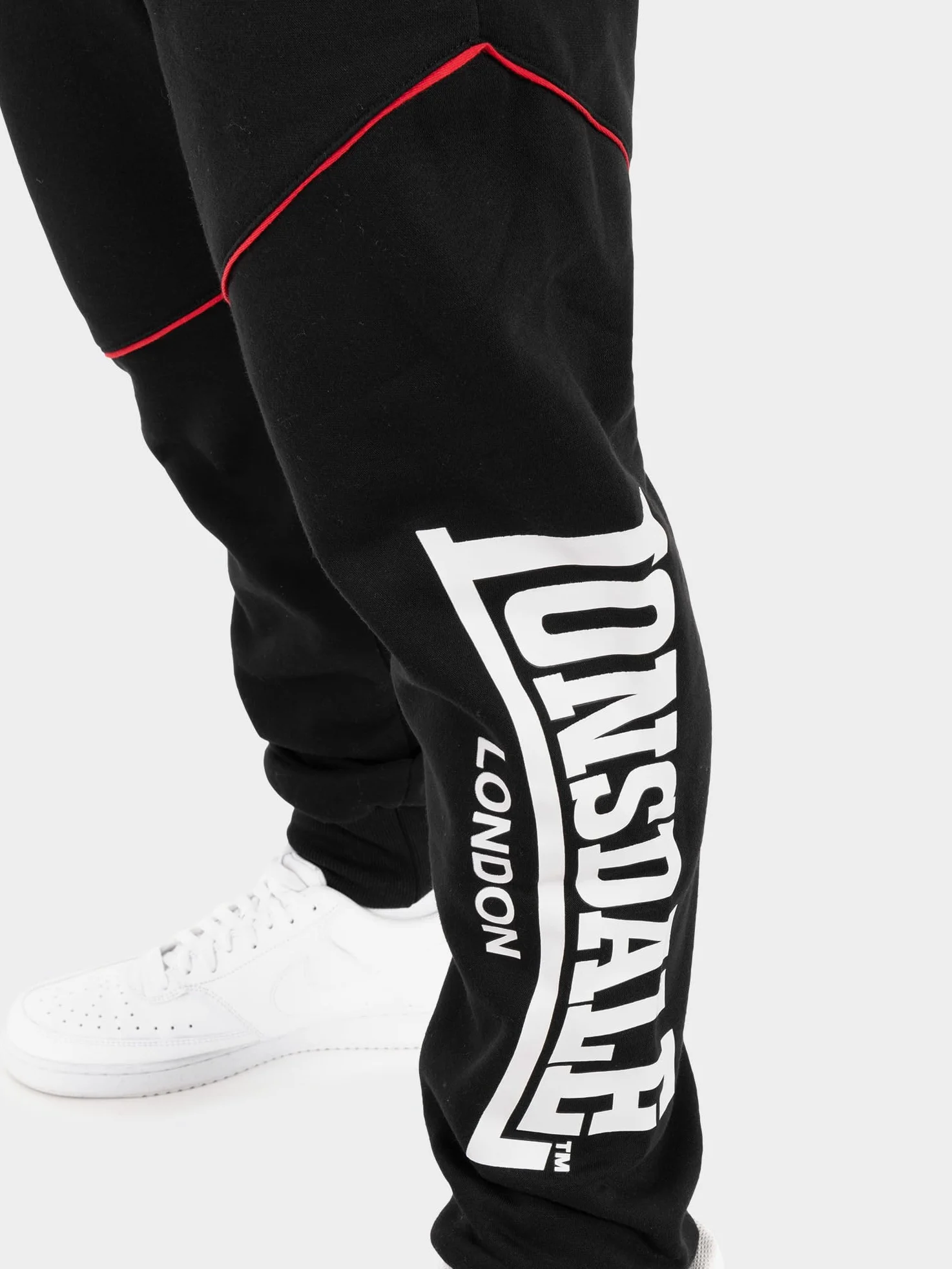 Lonsdale M?ski dres treningowy Geddington, kolor: czarny, rozmiar: M