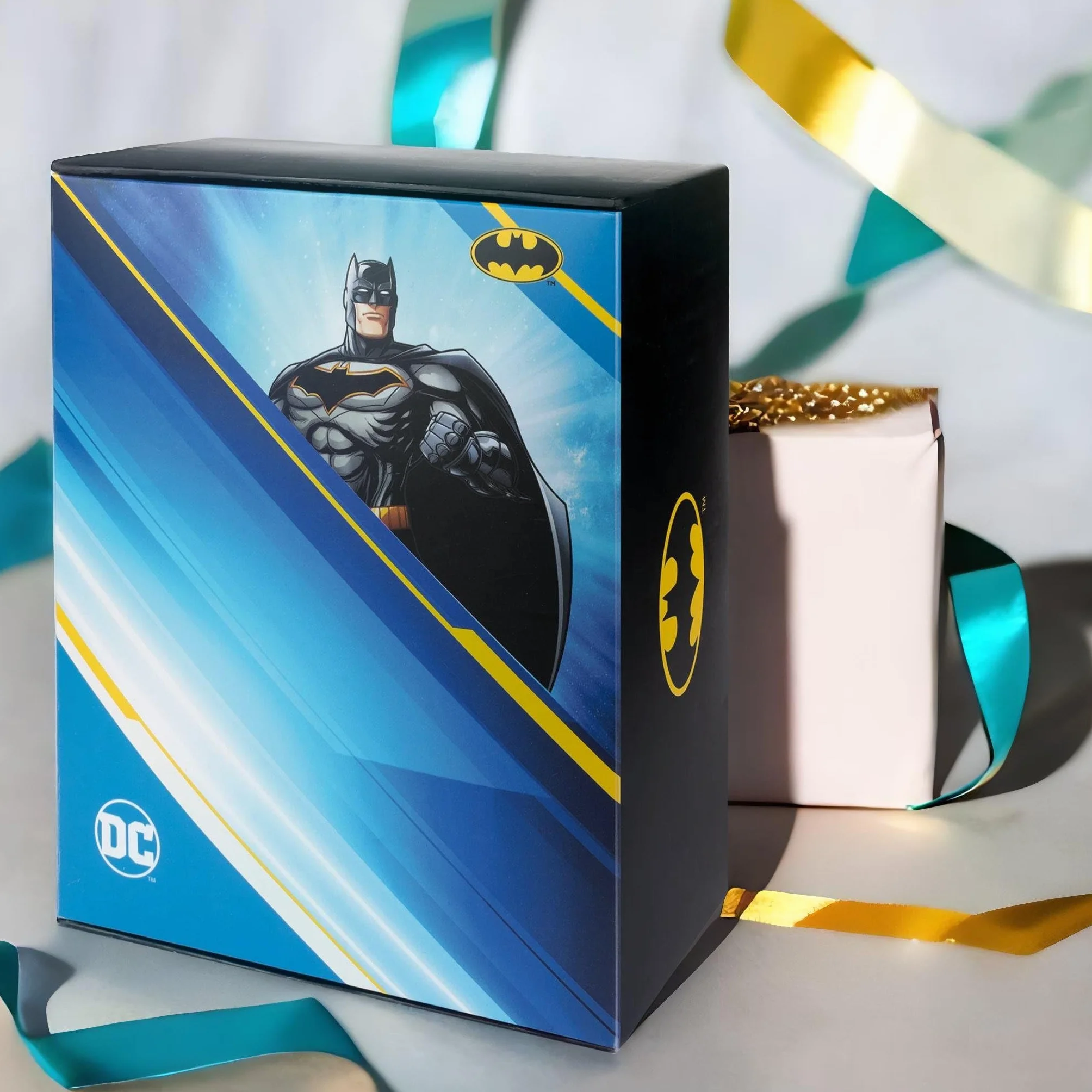 DC Comics The Batman Szlafrok Dziecięcy Czarny Kaptur Dla Chłopca Dziewczynki 3 Rozmiary