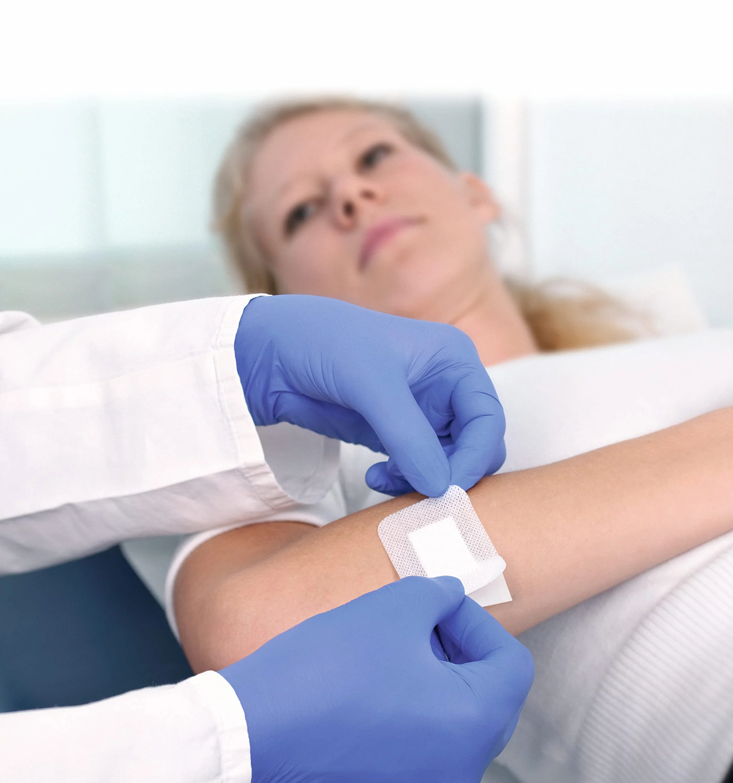 Peha-soft nitrile fino niesterylne rękawice do badań bez pudru, rozmiar L, 150 sztuk