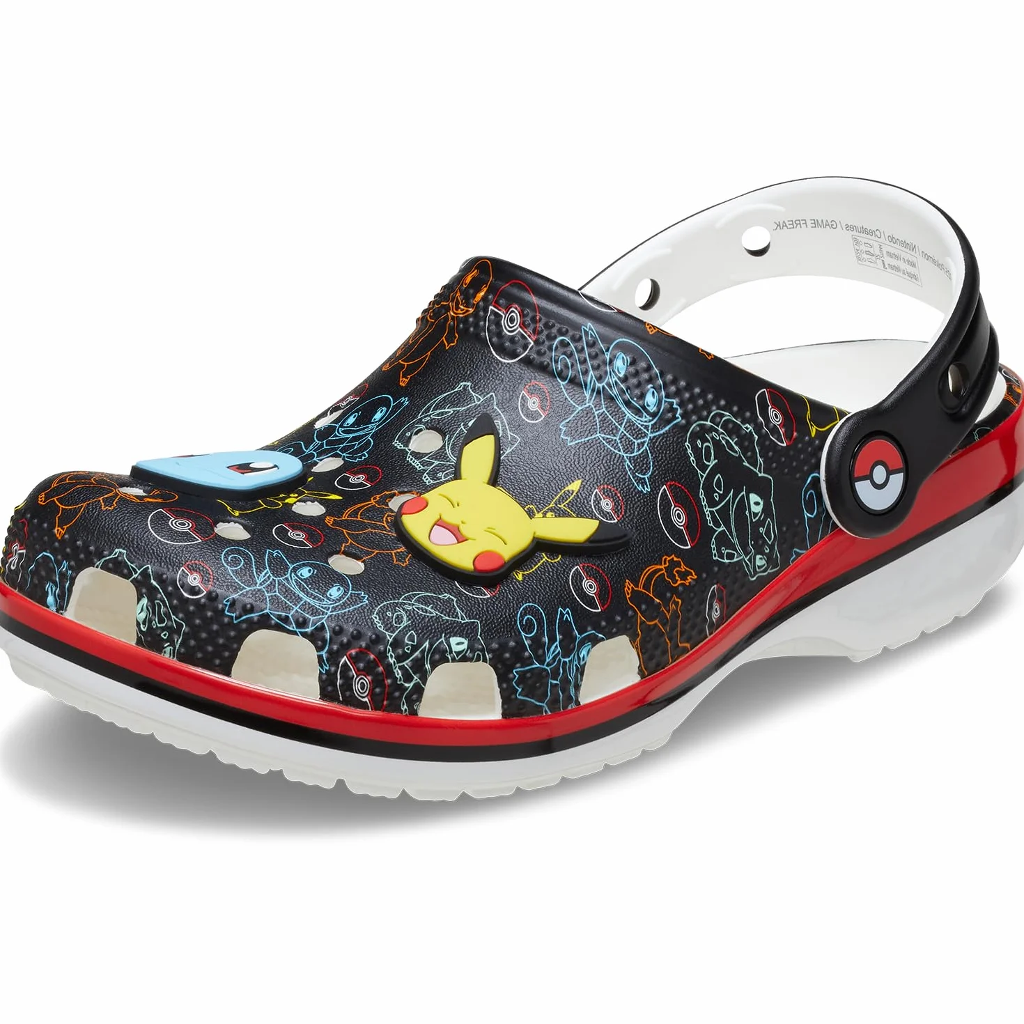 Crocs Uniseks - dzieci Pokemon Print Cls Clg KChodak