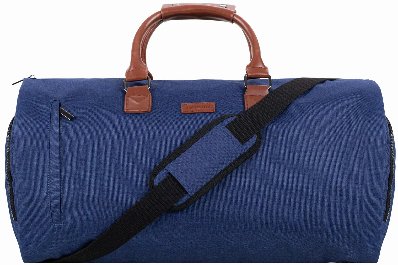 Torba Weekender 4w1 – Praktyczna Torba na Ubrania, Laptop, Buty i Kosmetyki – Elegancki Granatowy Pokrowiec, Idealny na Podróże Służbowe i Biznesowe
