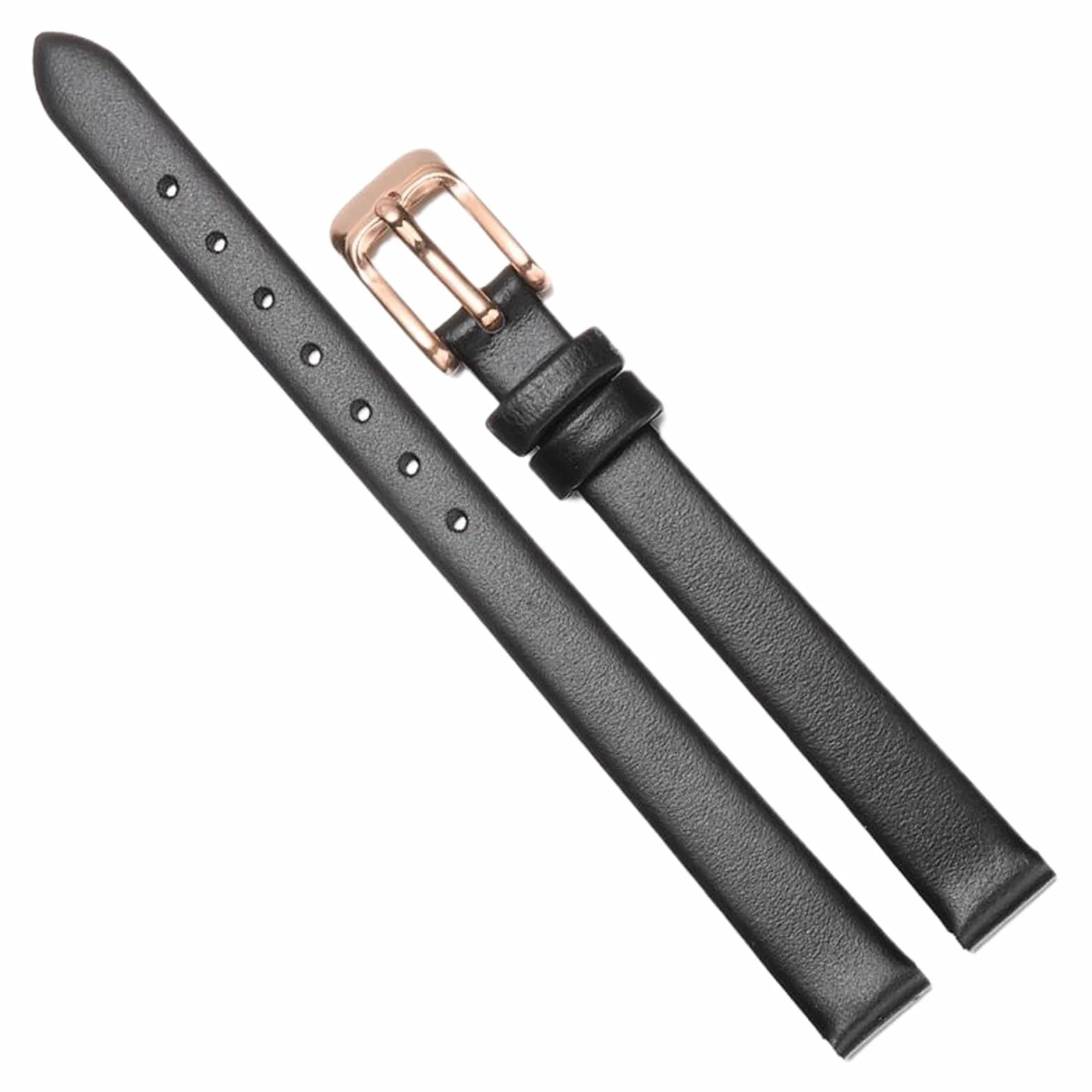 Pasek do zegarka 6-22 mm prawdziwa skóra bydlęca damska smukła miękka ultra cienka