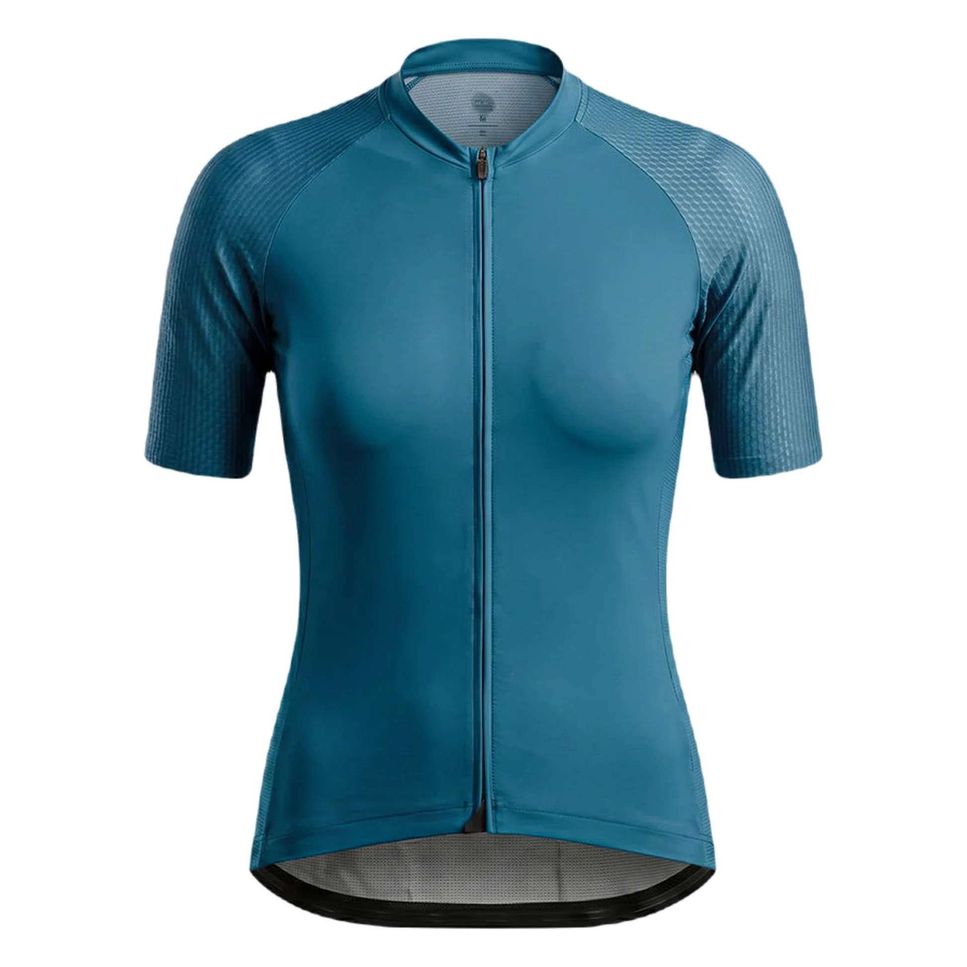 Razor PRO Koszulka Kolarska Damska Morski – Rozmiar XXL | Aero Race-Cut Cycling Jersey Zamek Wstawki Mesh Silikonowe Mankiety Premium