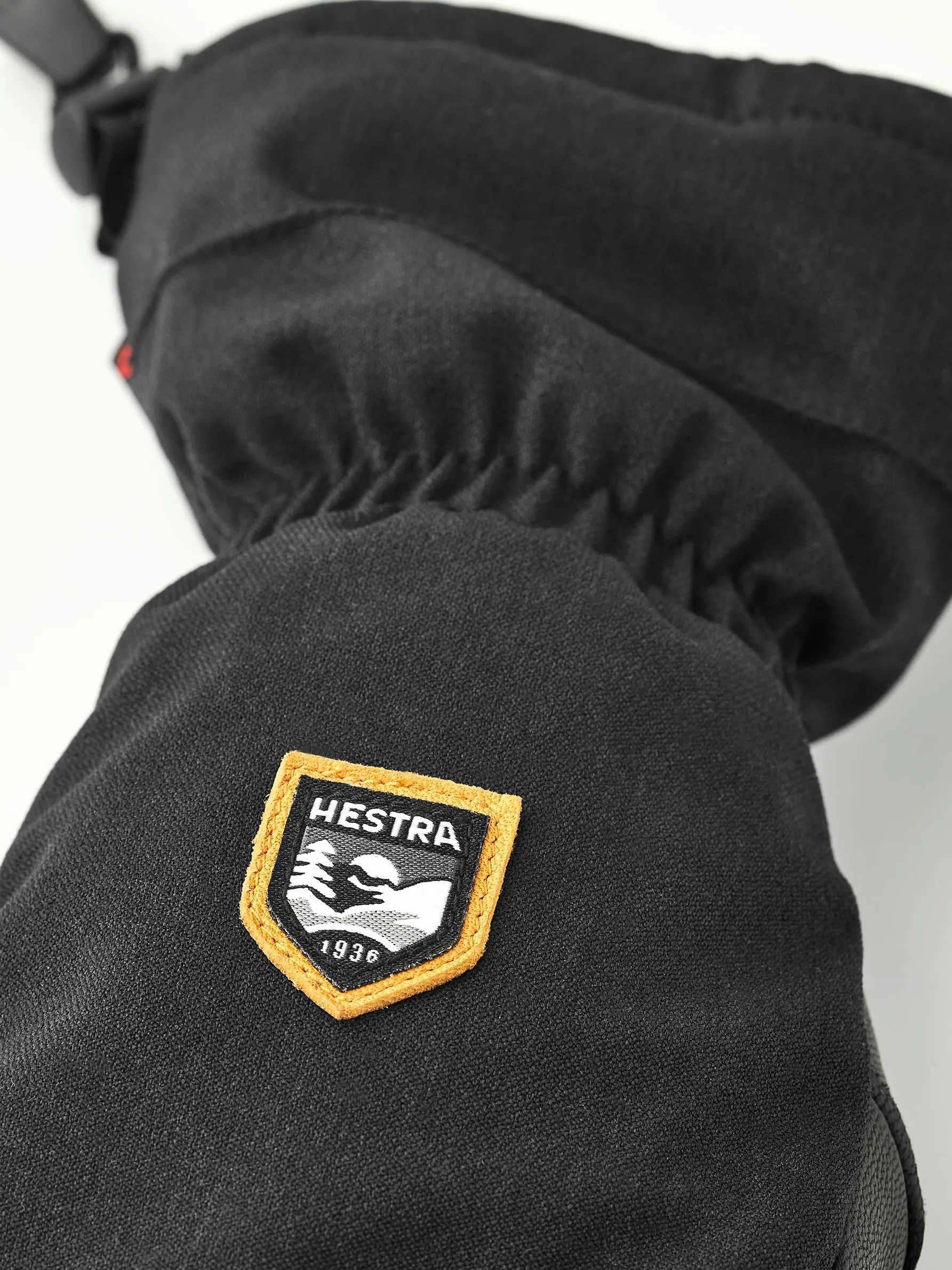 Hestra Unisex CZone Mountain 3-palcowa rękawica, wodoodporna, wiatroszczelna skórzana rękawica do narciarstwa alpejskiego dla mężczyzn i kobiet