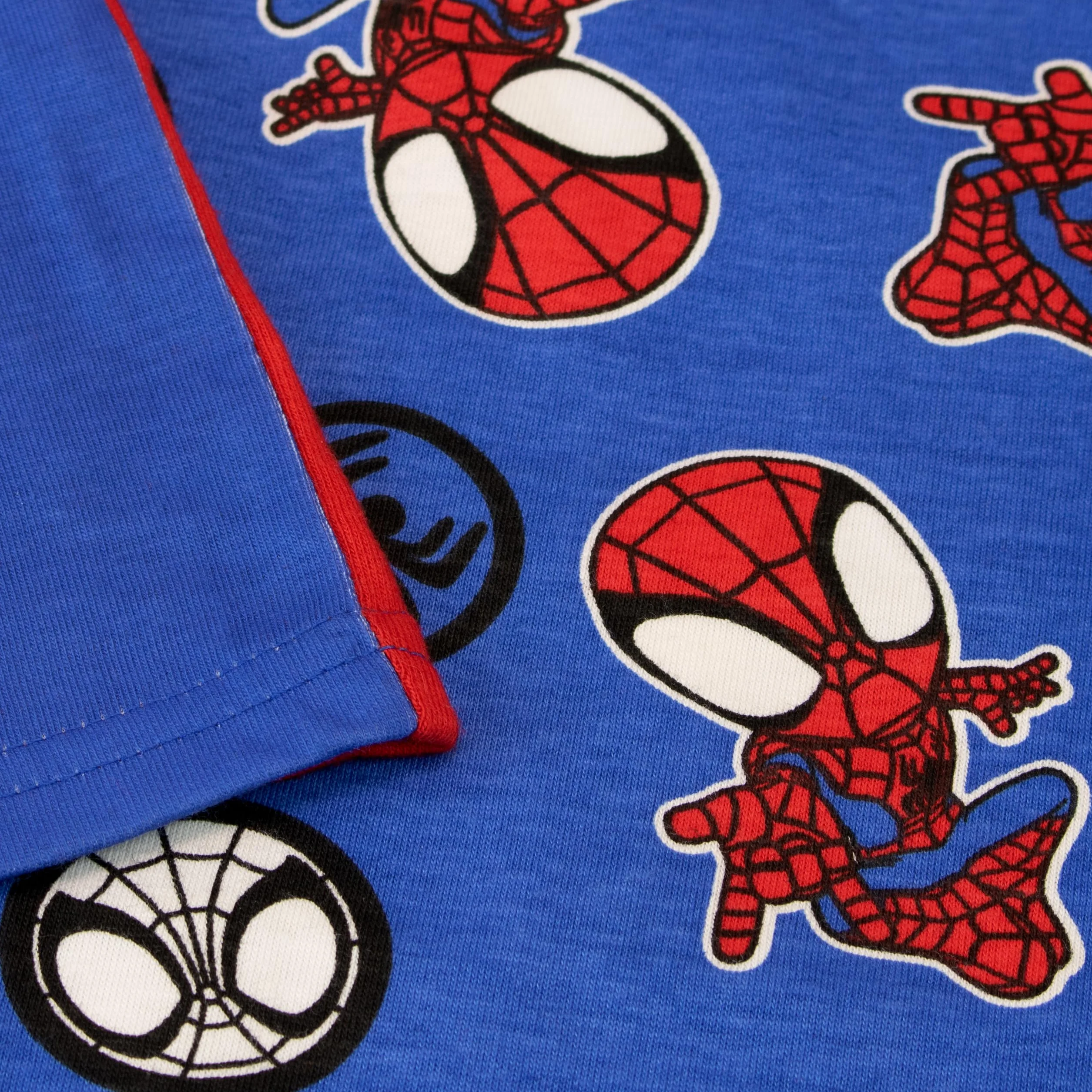 Marvel Chłopcy Piżama Spiderman Dziecięca Bielizna Nocna z Długimi Rękawami