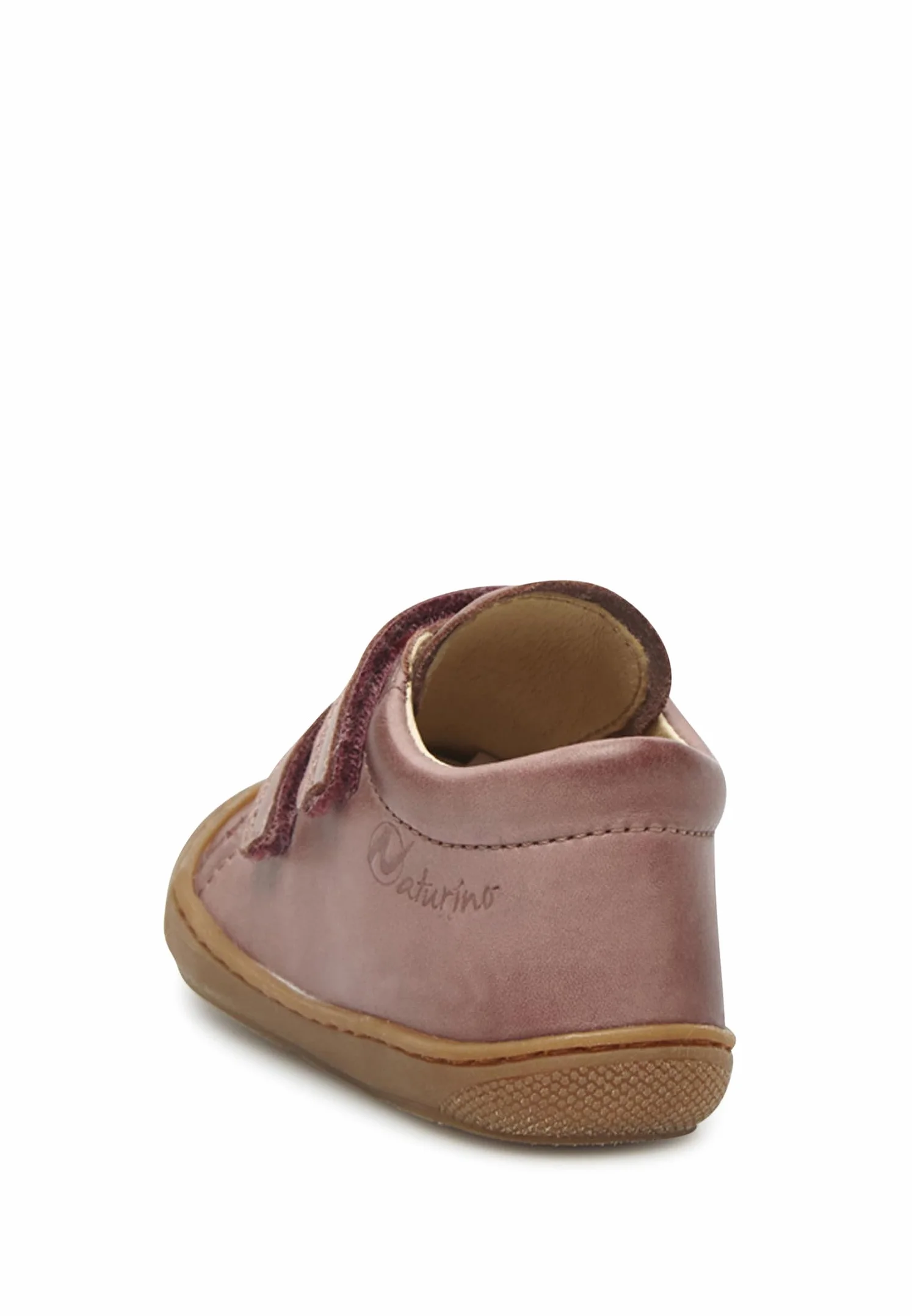Naturino Cocoon VL buty do nauki chodzenia ze skóry nappa, brudny róż, brudny róż, 24 EU