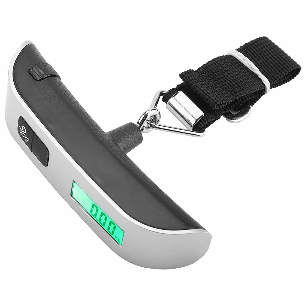 Waga bagażowa cyfrowa 50 kg z ekranem LCD podświetleniem